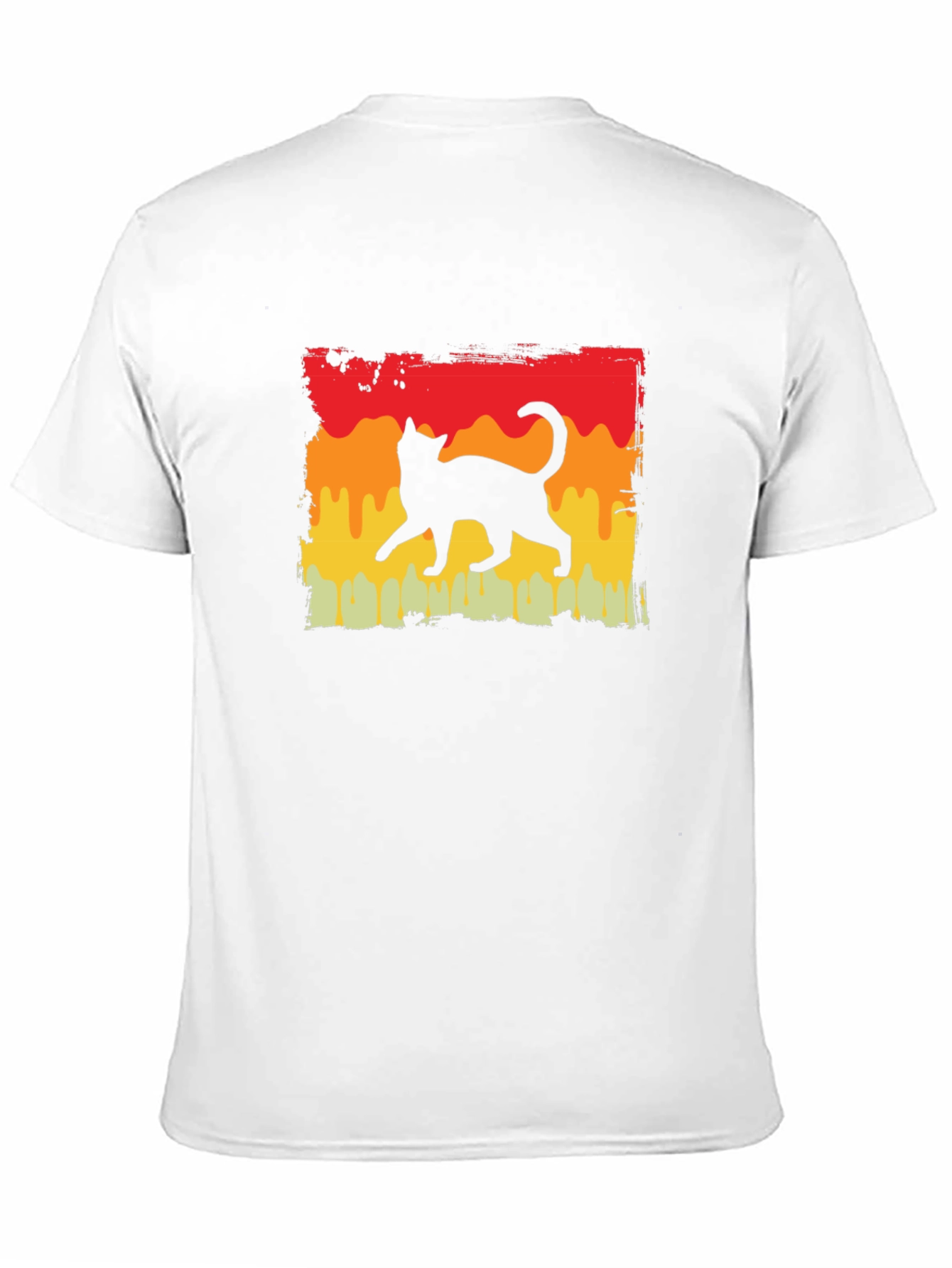 Retro Cat Silhouette T-Shirt