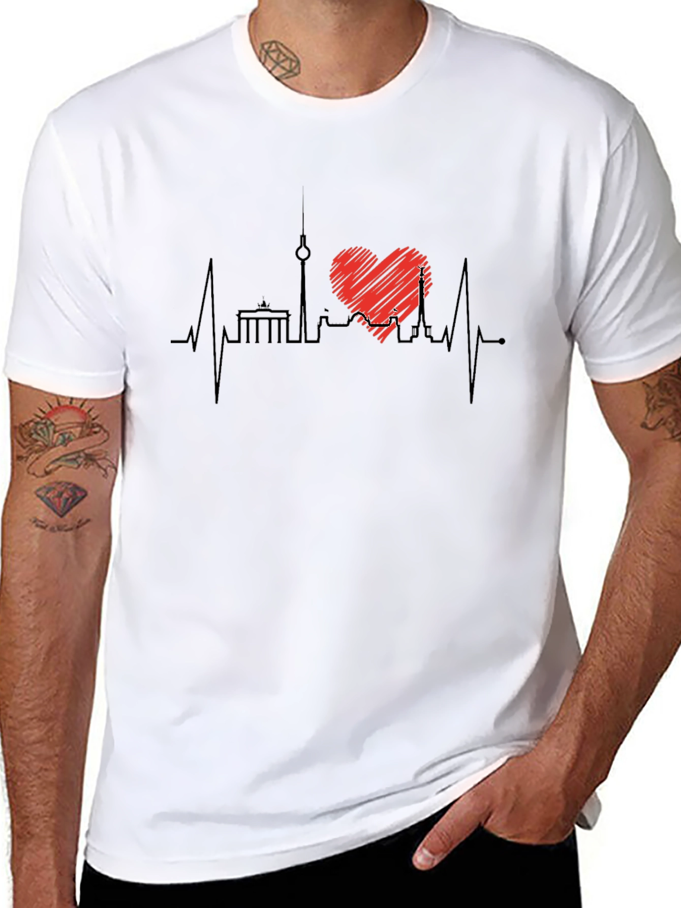 Berlin Heartbeat T-Shirt - City Love Tee