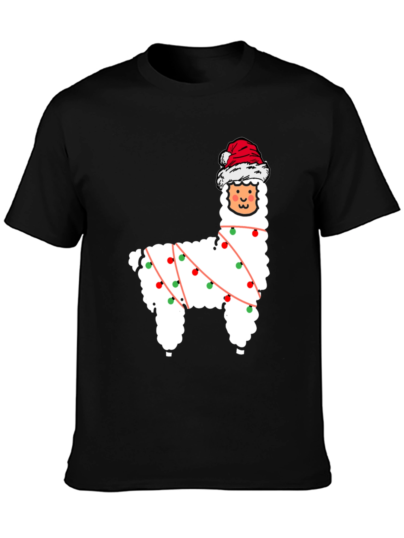 Festive Llama Christmas T-Shirt