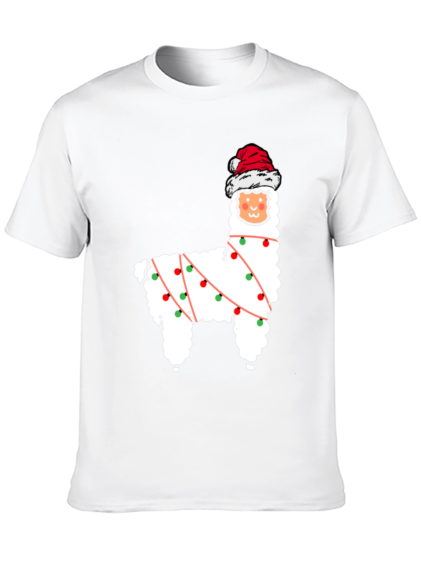 Festive Llama Christmas T-Shirt