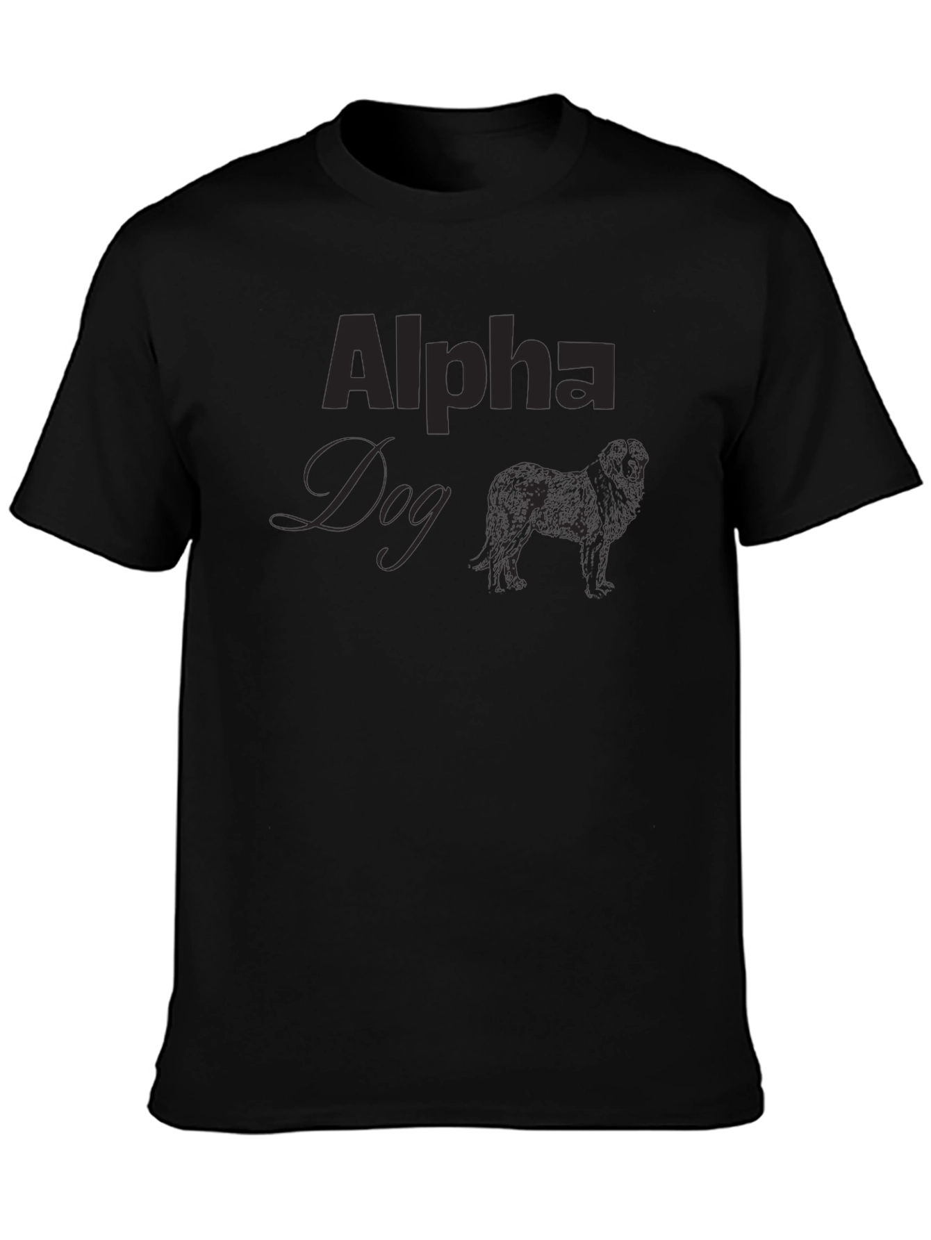 Alpha Dog Black T-Shirt