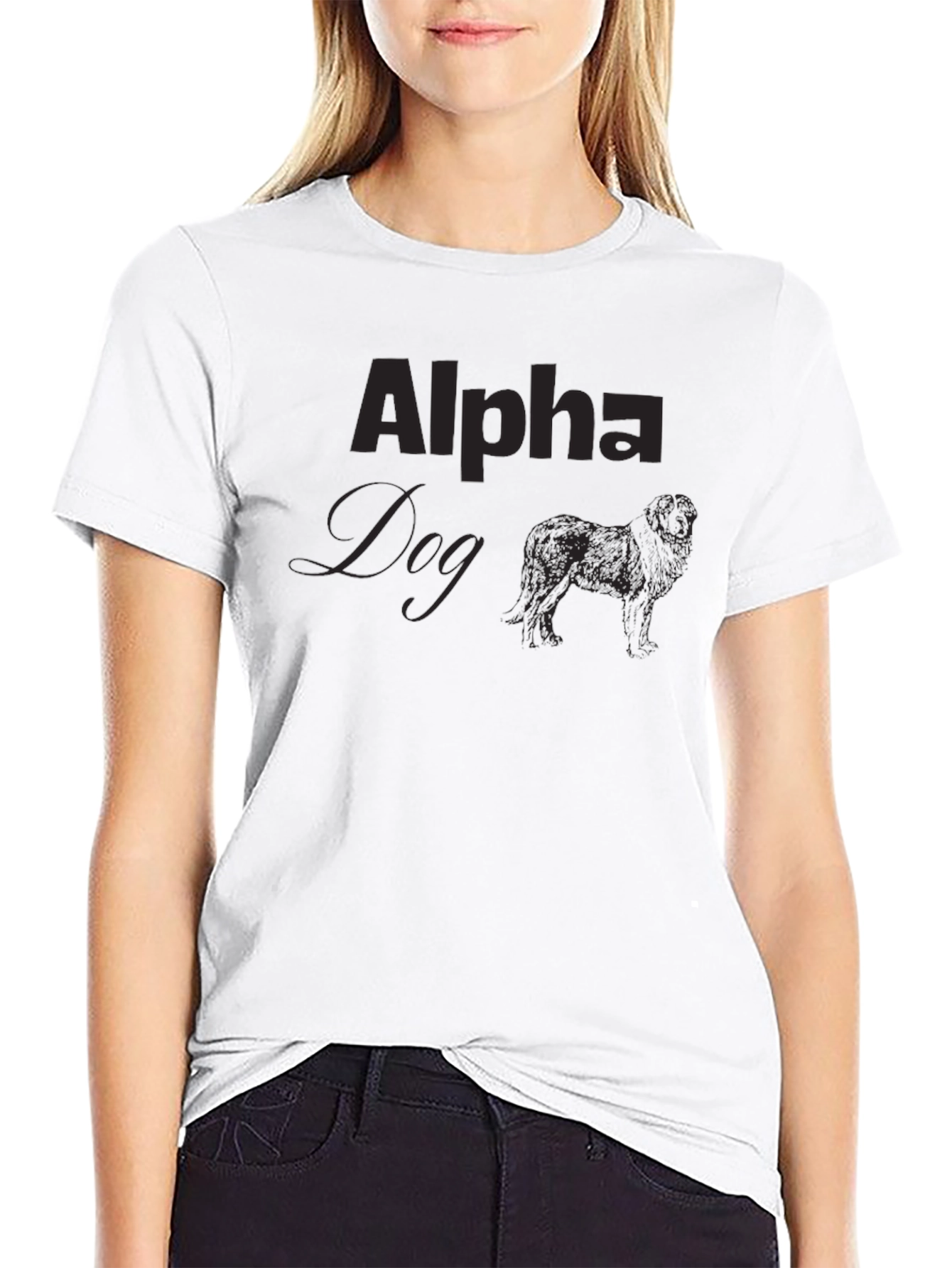 Alpha Dog Black T-Shirt