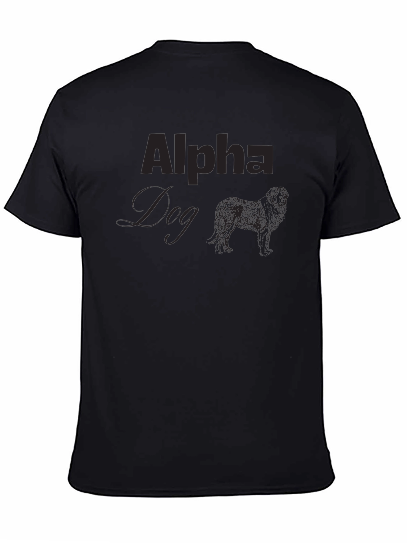 Alpha Dog Black T-Shirt