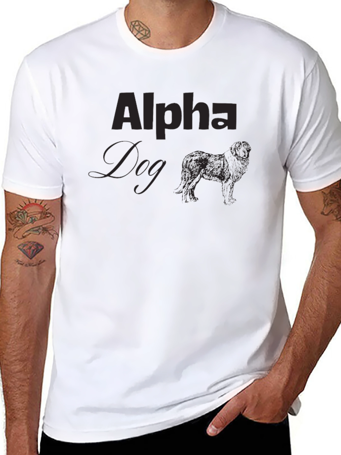Alpha Dog Black T-Shirt