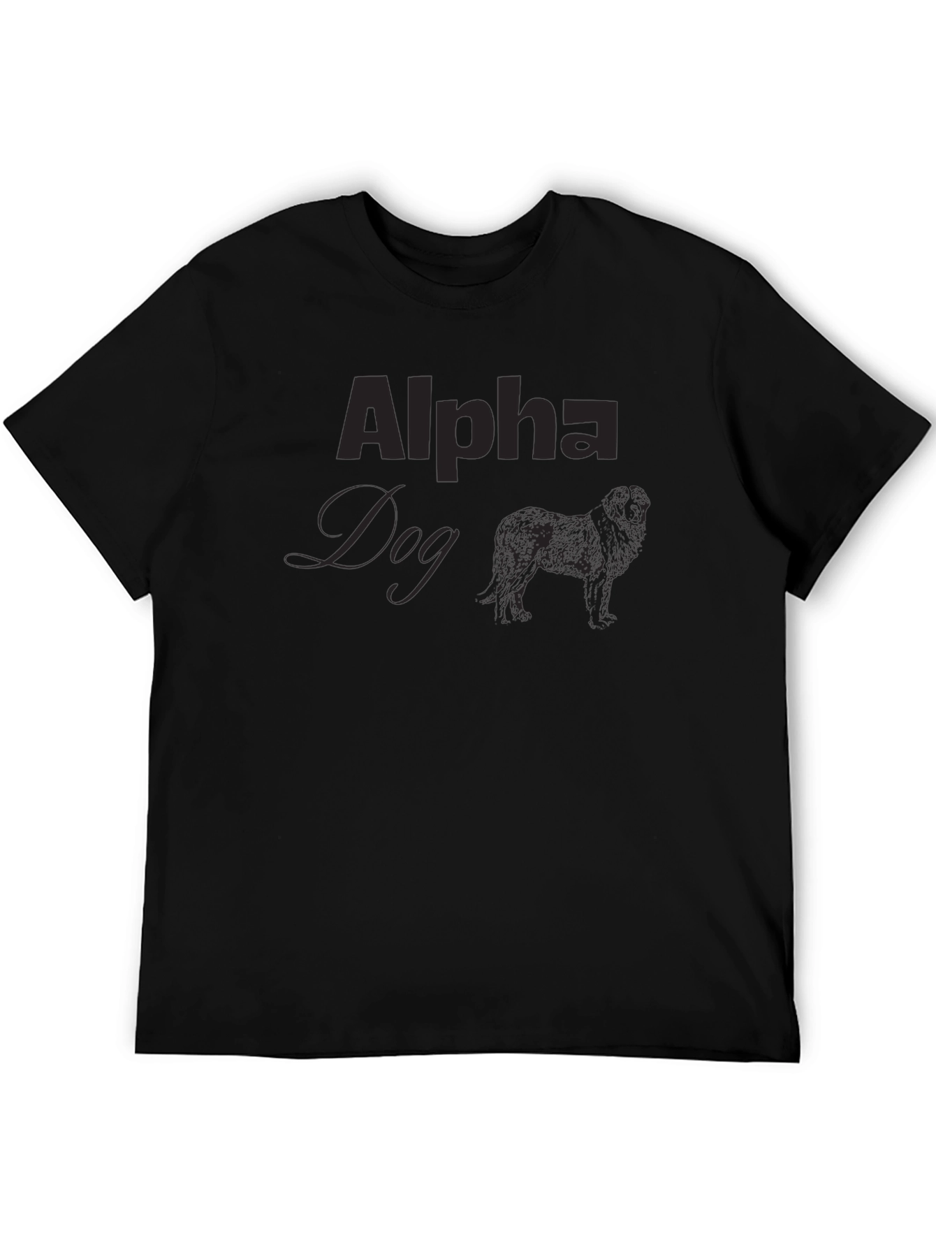 Alpha Dog Black T-Shirt