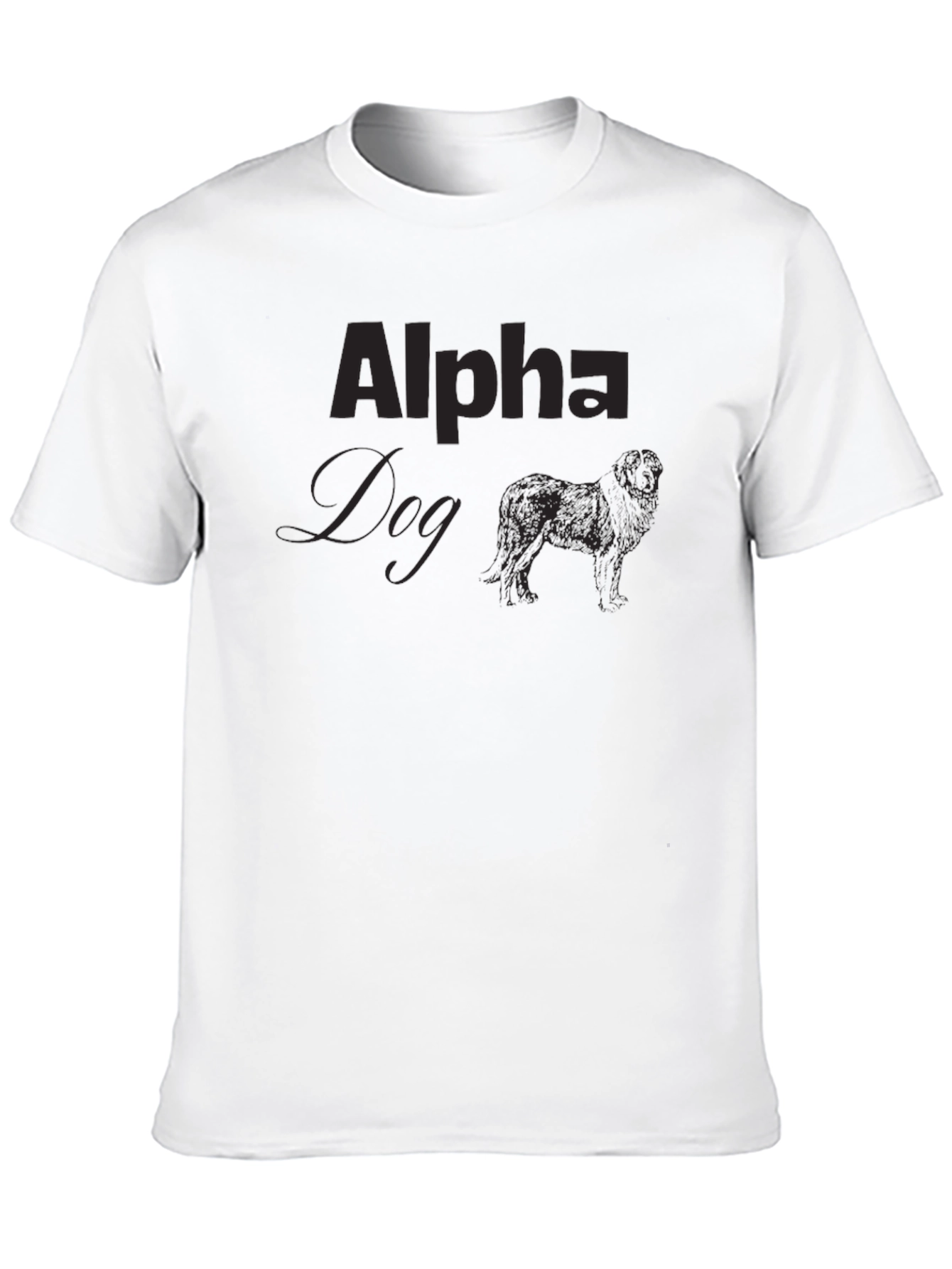 Alpha Dog Black T-Shirt