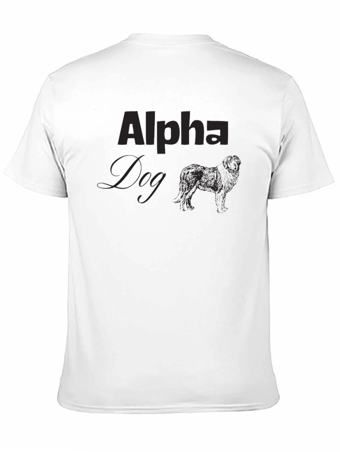 Alpha Dog Black T-Shirt