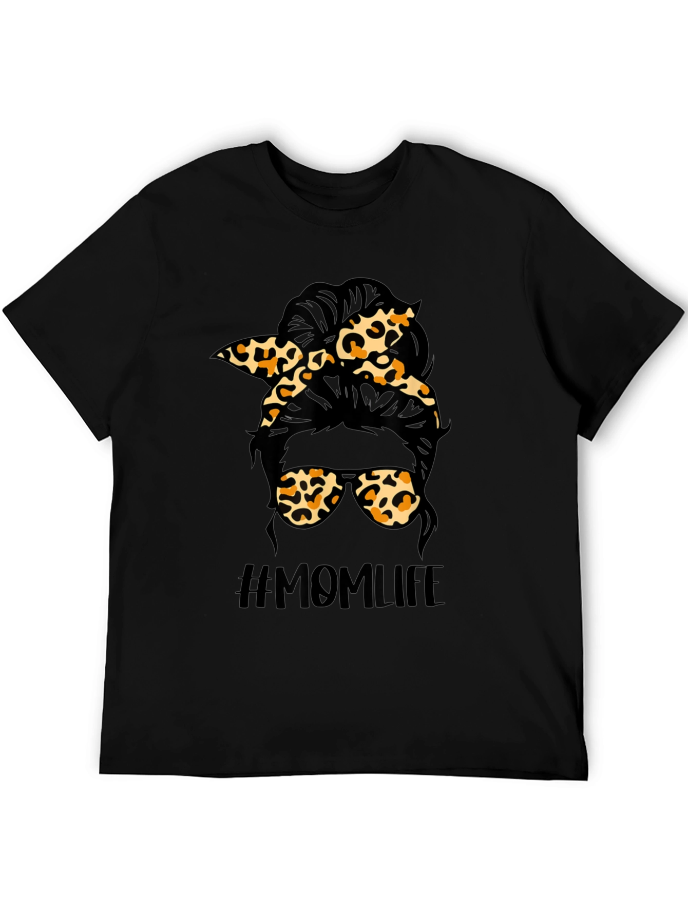 Mom Life Leopard Print T-Shirt