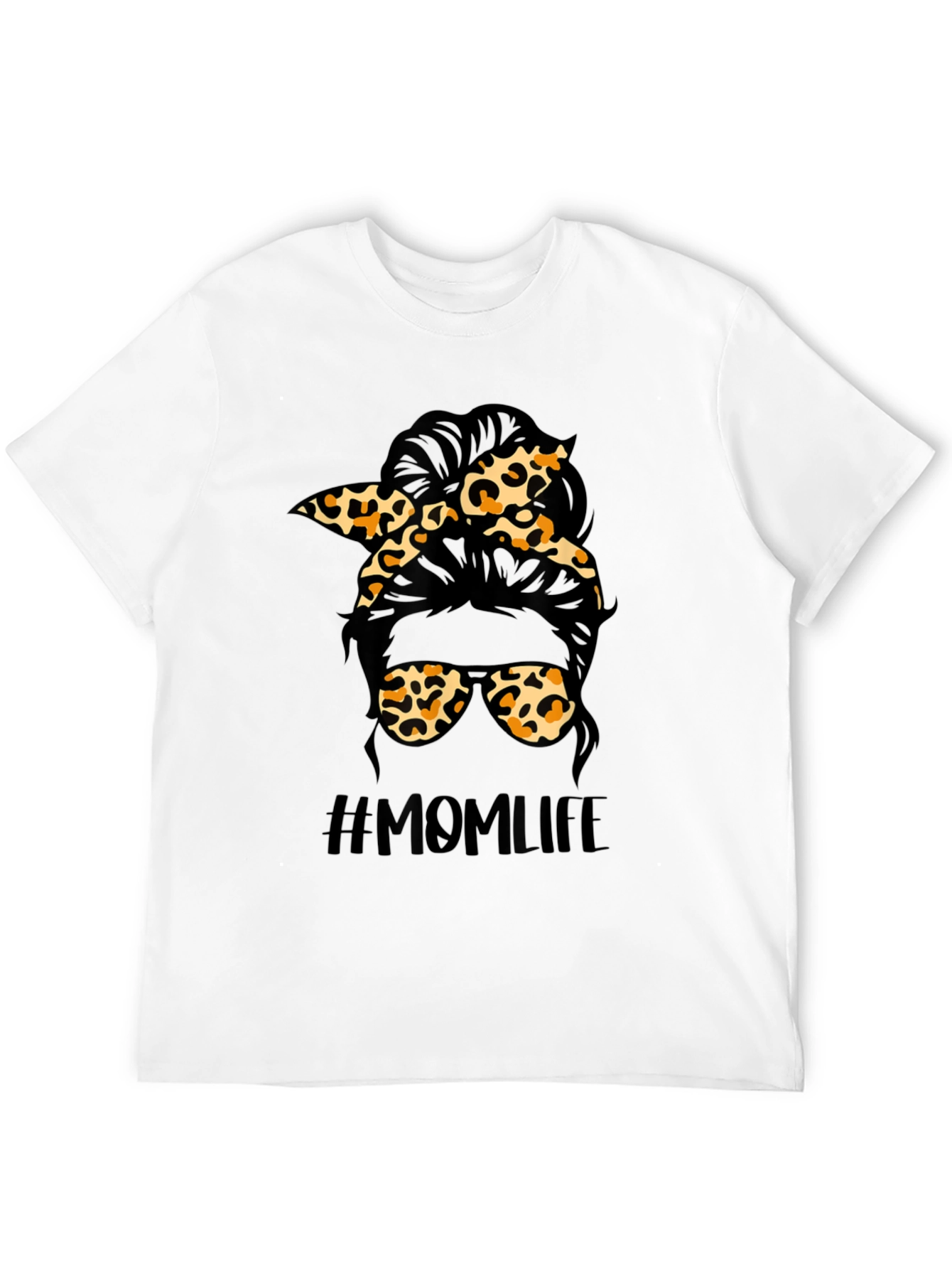 Mom Life Leopard Print T-Shirt