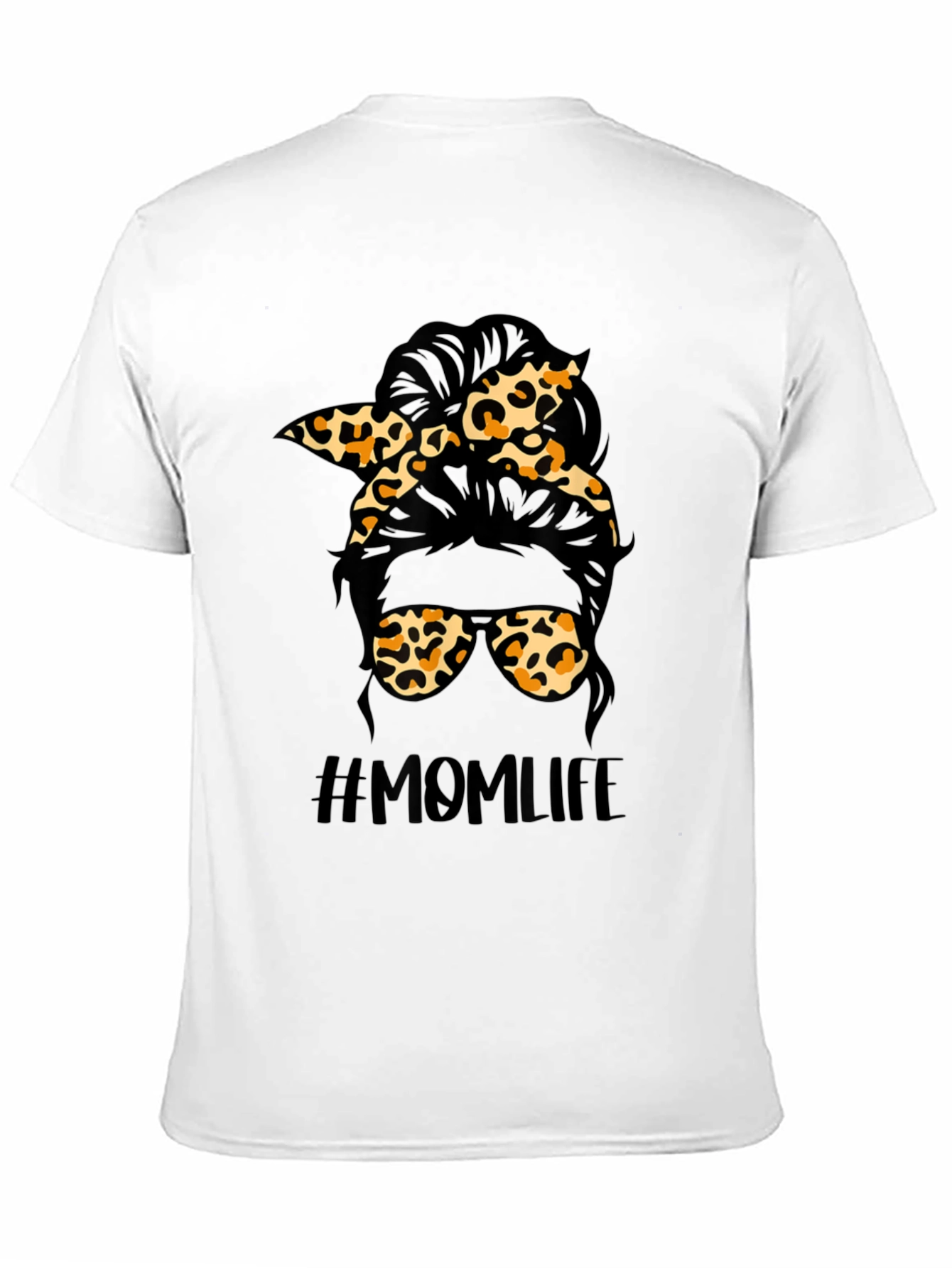 Mom Life Leopard Print T-Shirt