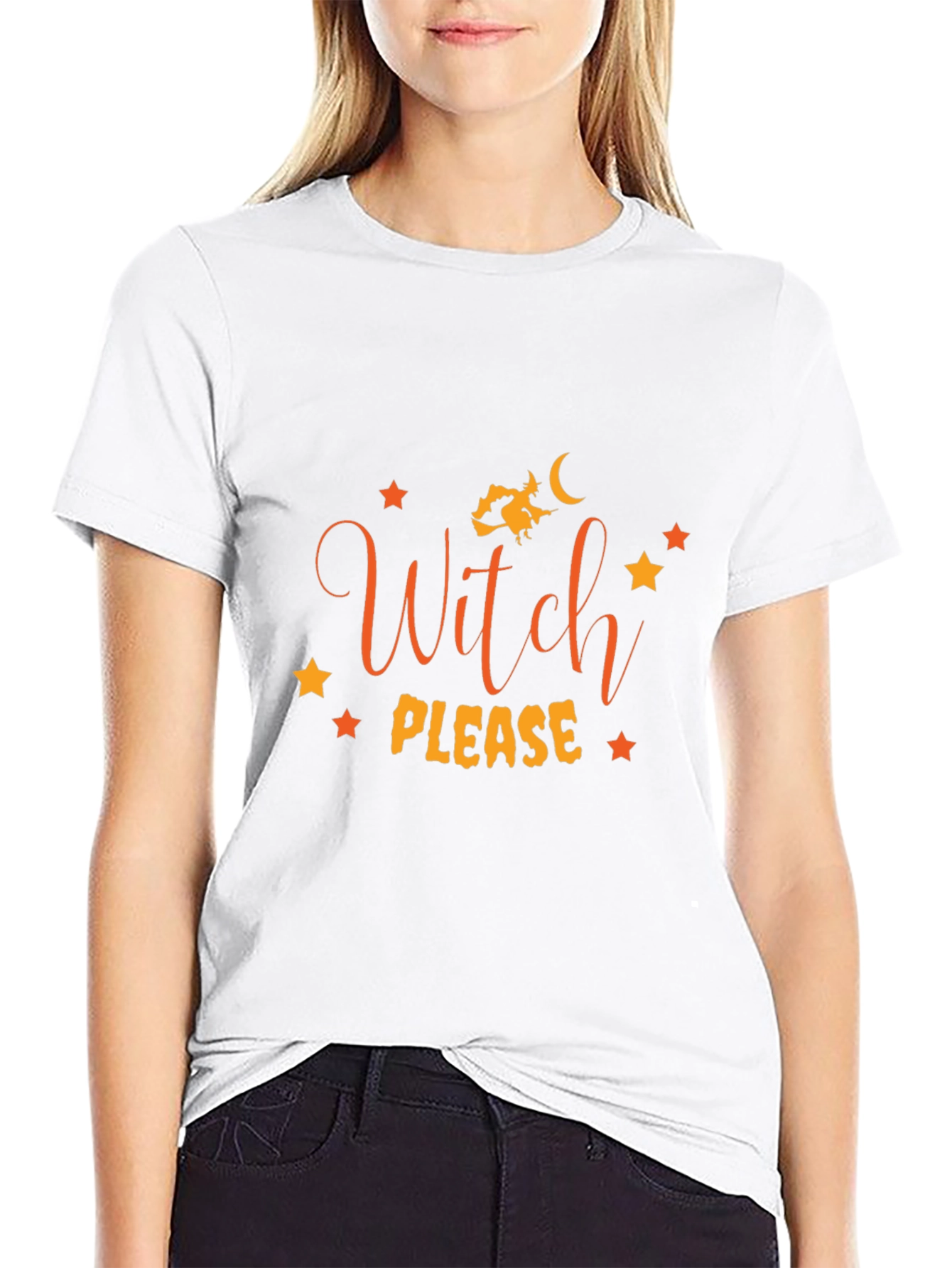 Witch Please Halloween Graphic Tee