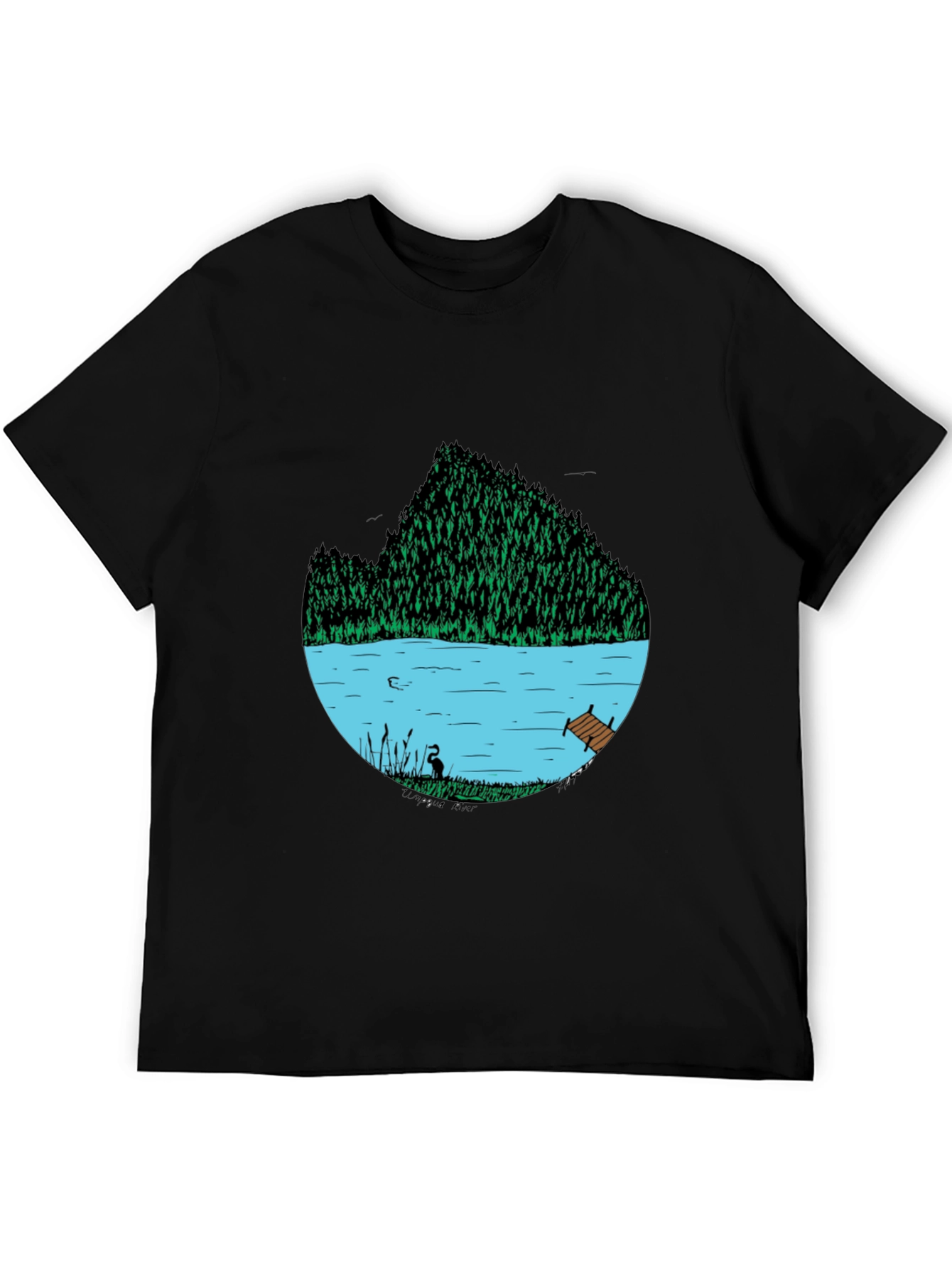 Nature Lake Graphic T-Shirt - Relaxed Fit