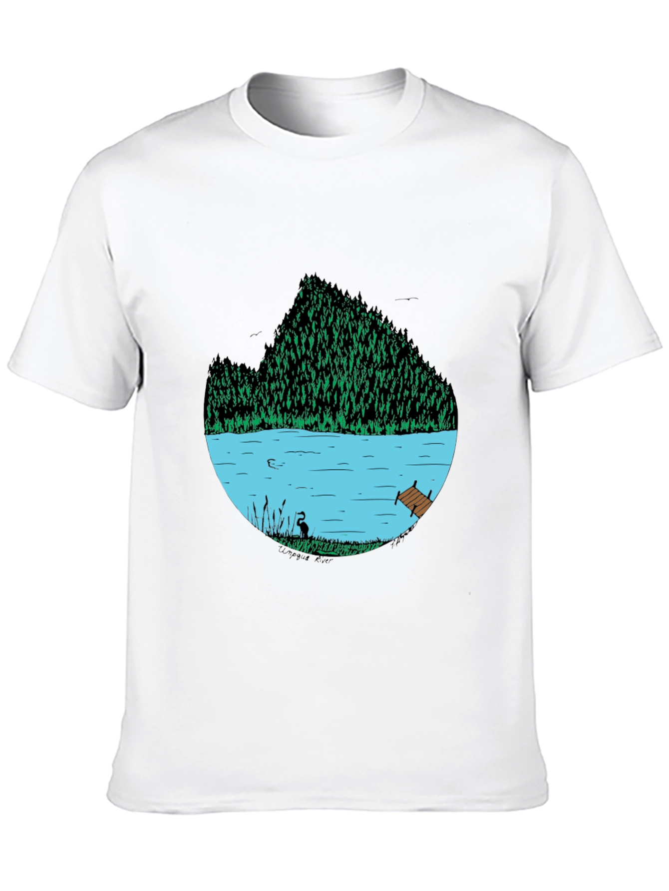 Nature Lake Graphic T-Shirt - Relaxed Fit