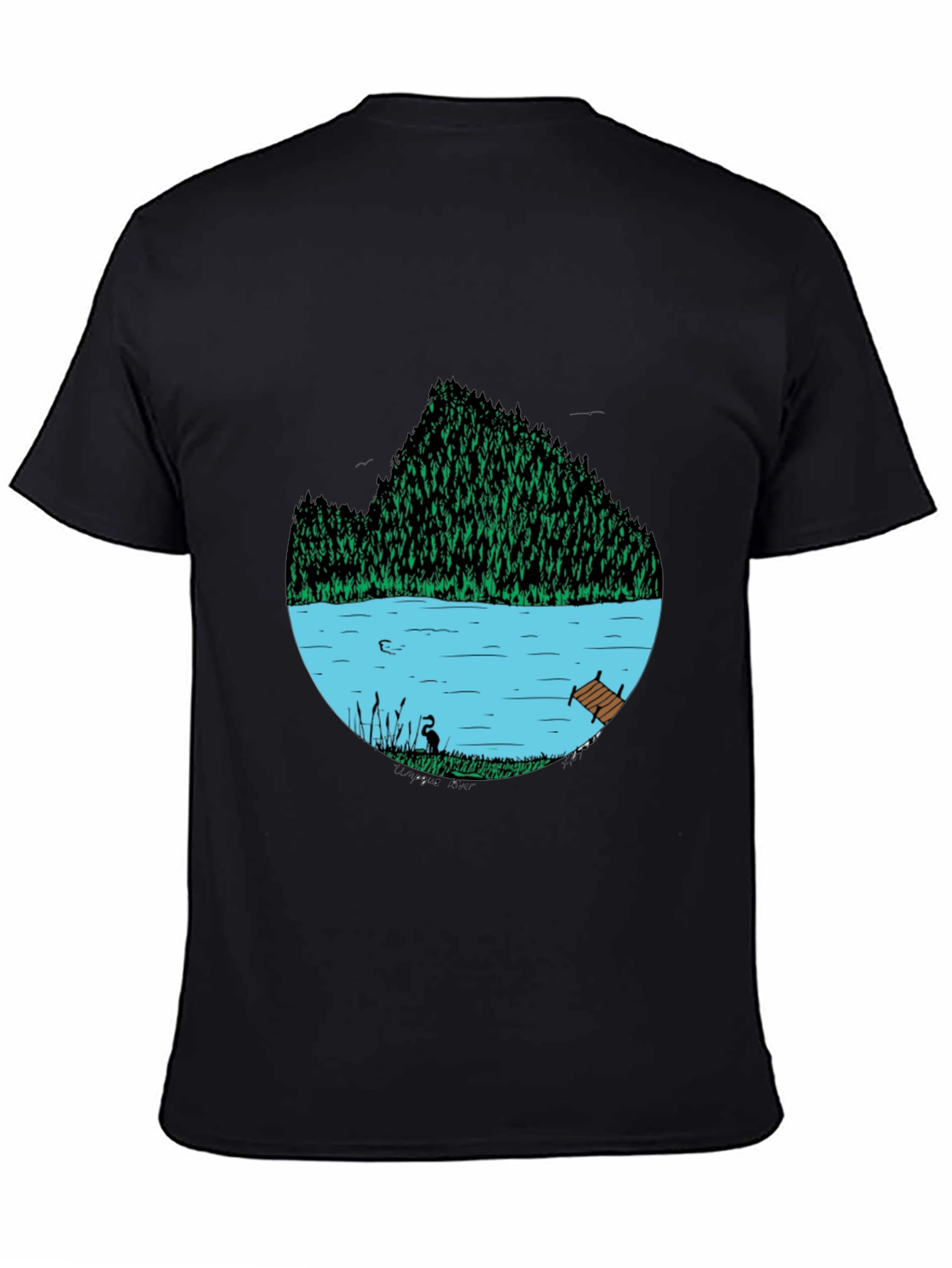 Nature Lake Graphic T-Shirt - Relaxed Fit