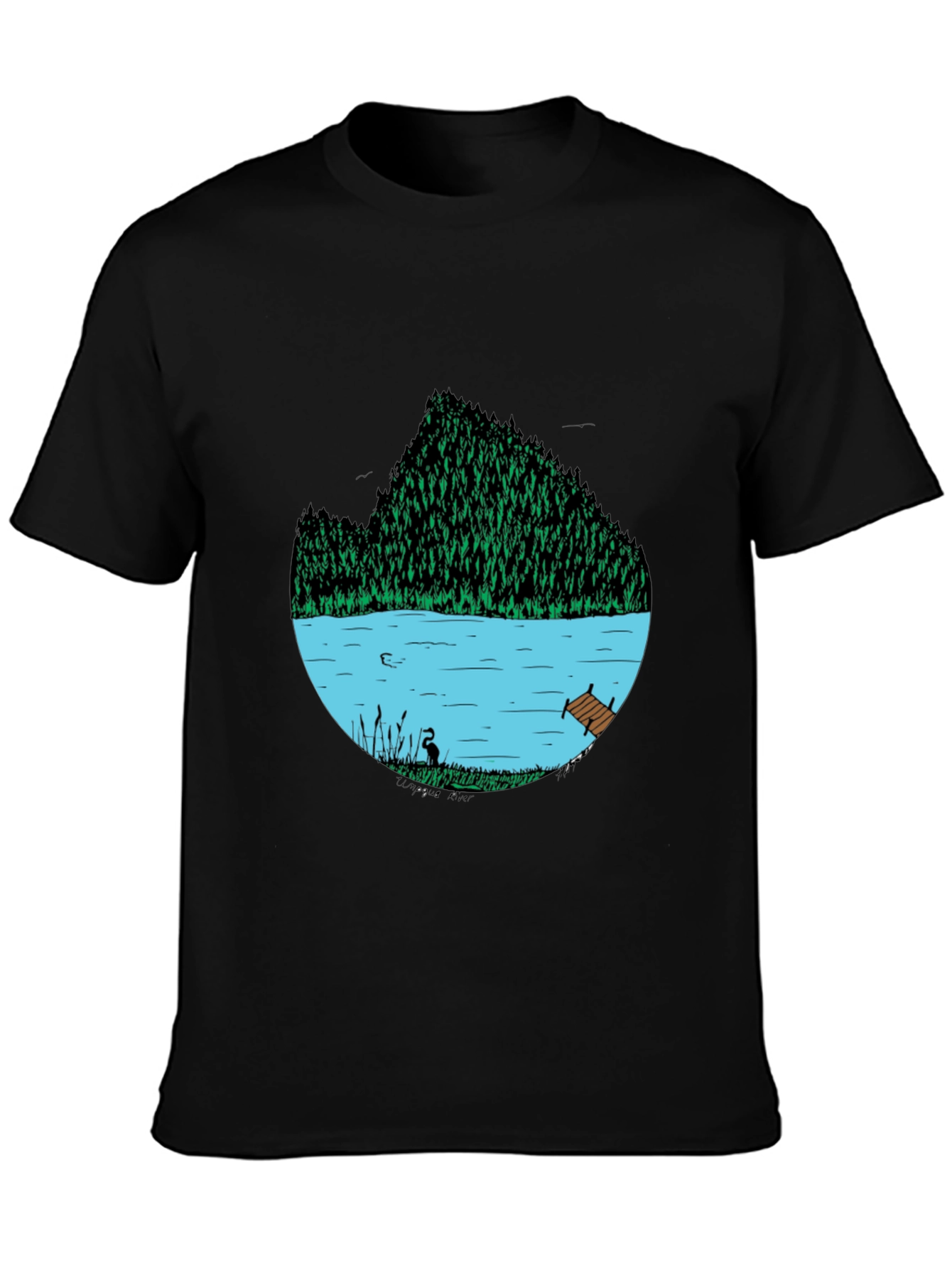 Nature Lake Graphic T-Shirt - Relaxed Fit