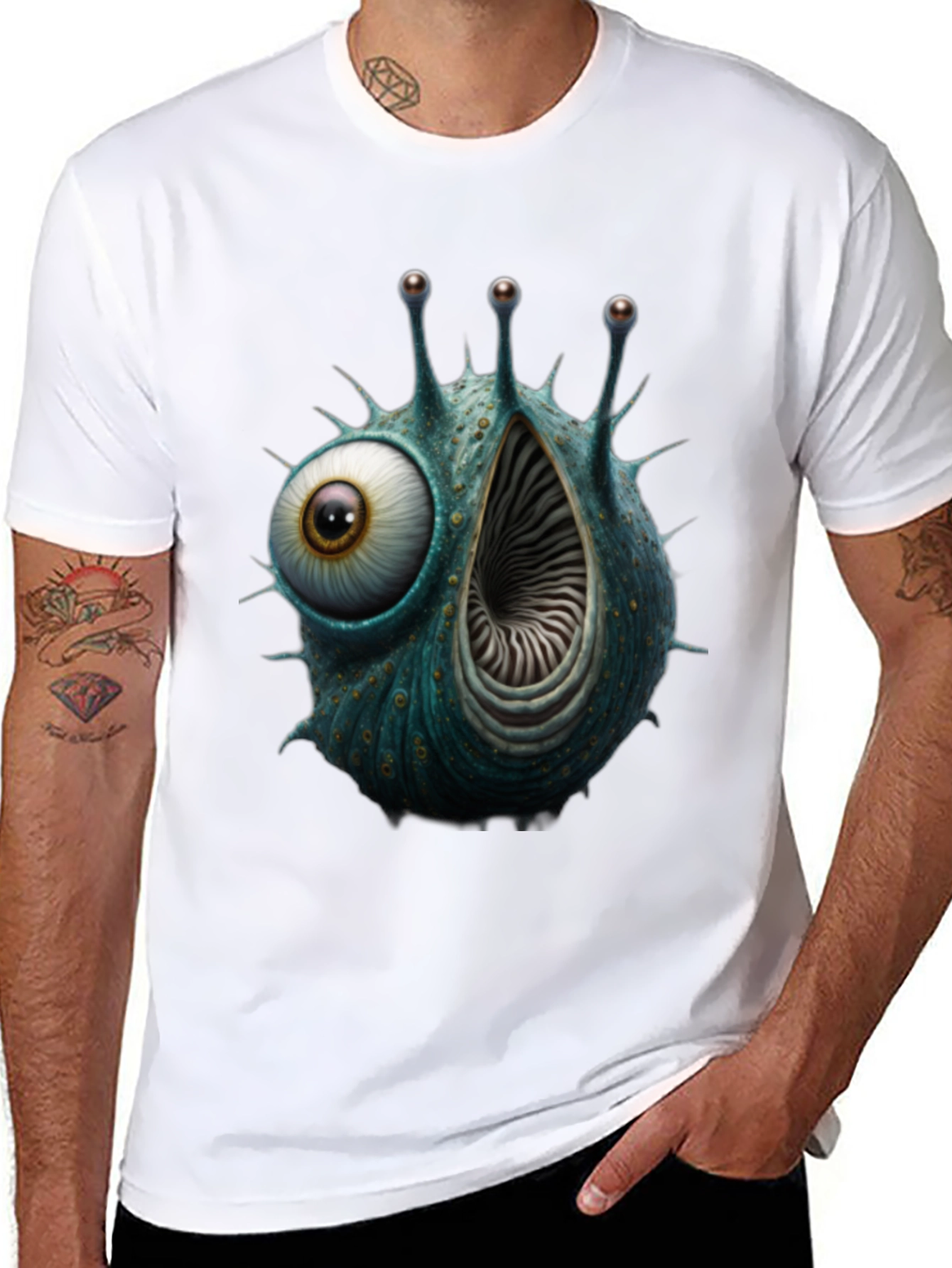 Eye Monster Graphic T-Shirt - Unique Design
