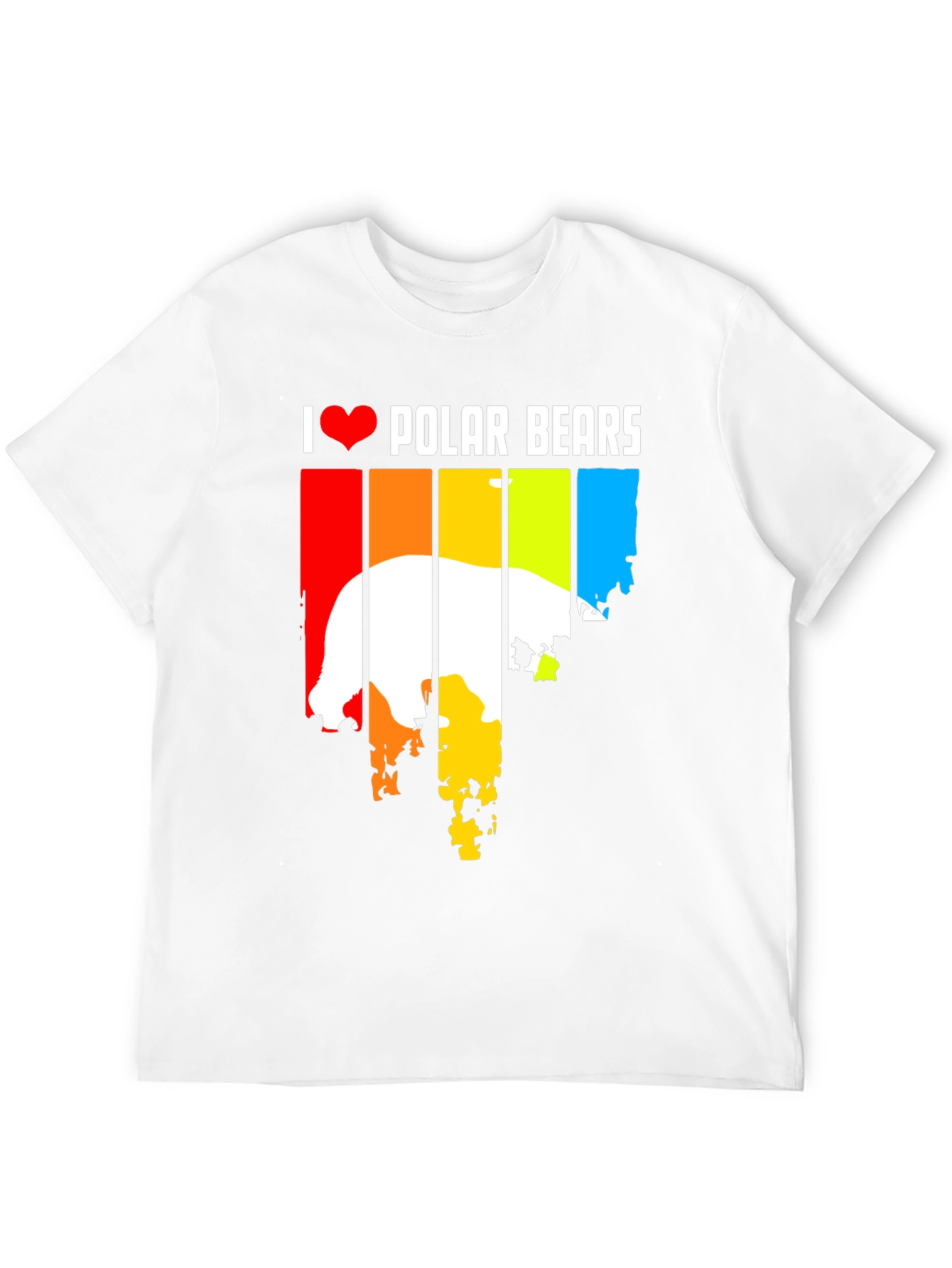 I Love Polar Bears Graphic Tee