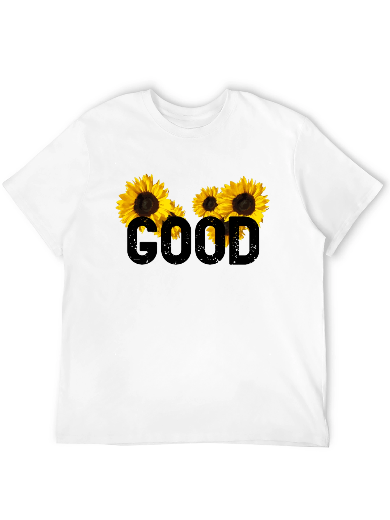 Good Sunflower Graphic Tee - Trendy Casual Style