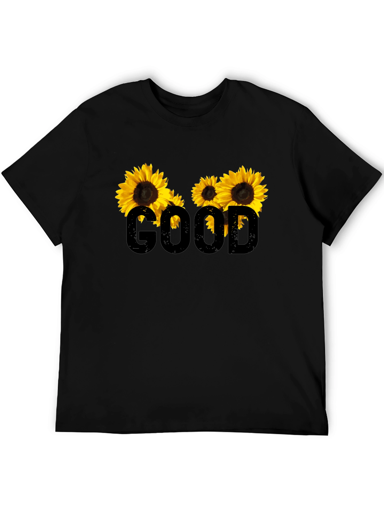 Good Sunflower Graphic Tee - Trendy Casual Style