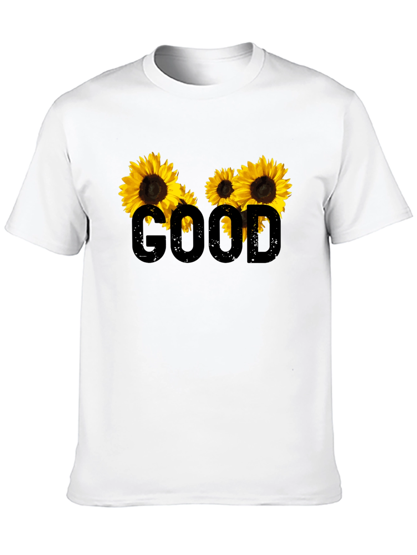 Good Sunflower Graphic Tee - Trendy Casual Style