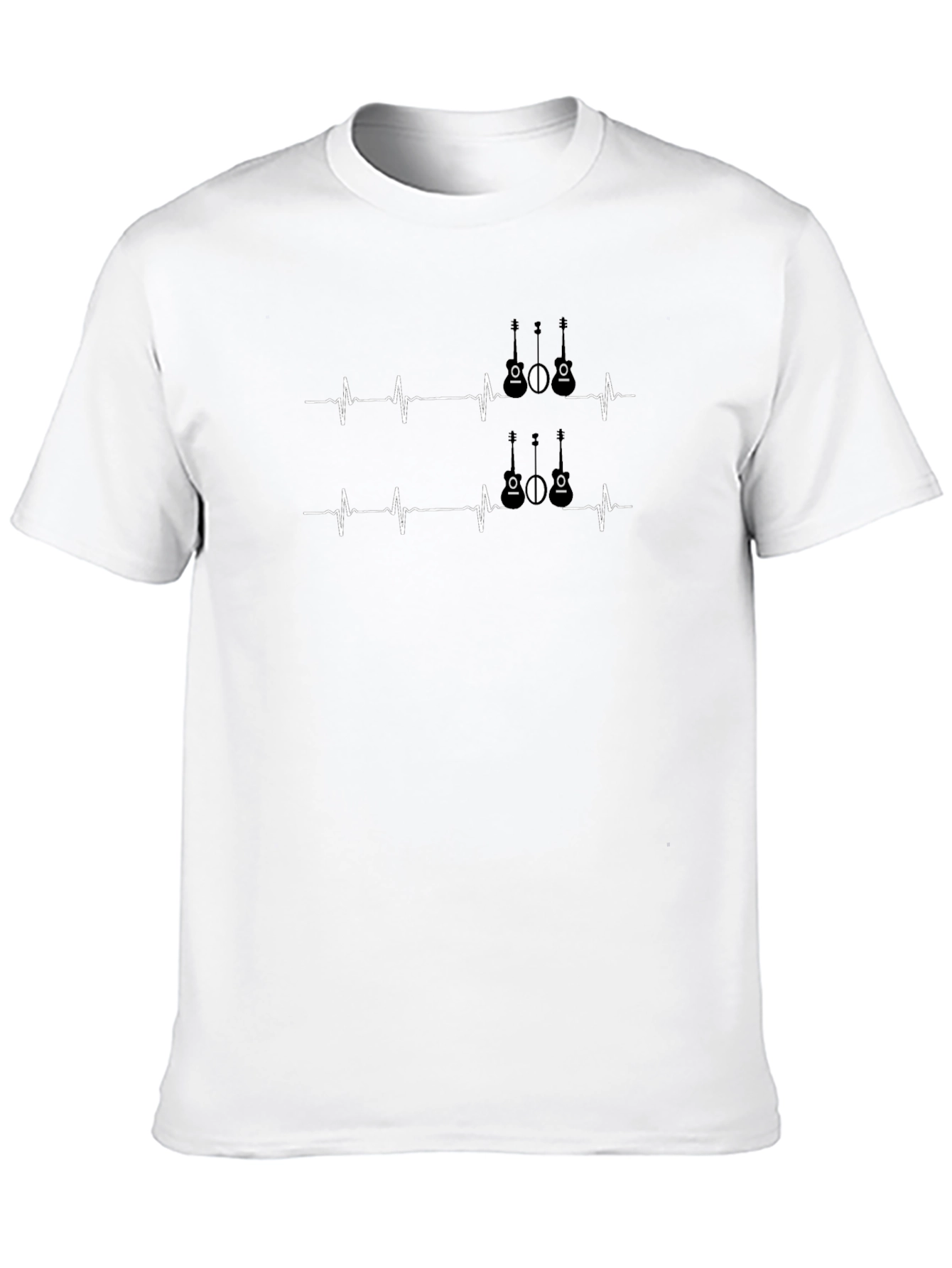 Guitar Heartbeat Graphic Tee