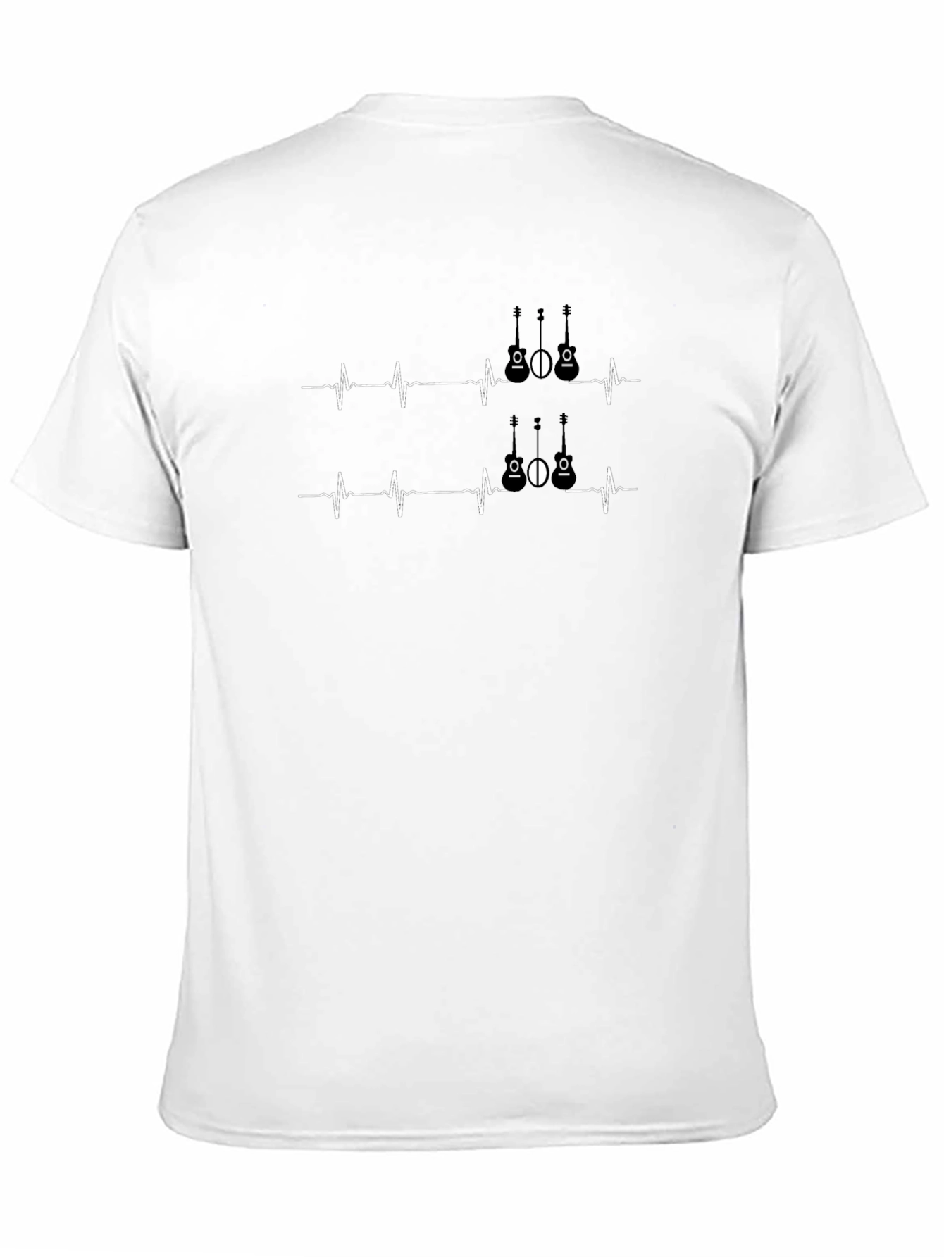 Guitar Heartbeat Graphic Tee
