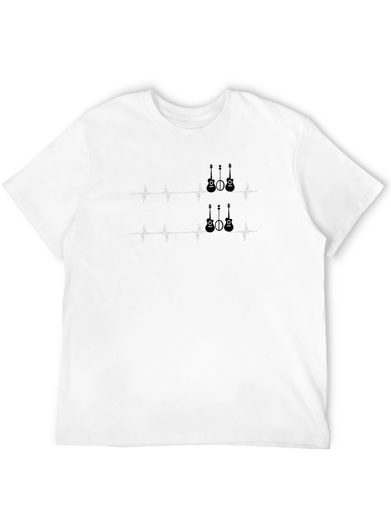 Guitar Heartbeat Graphic Tee