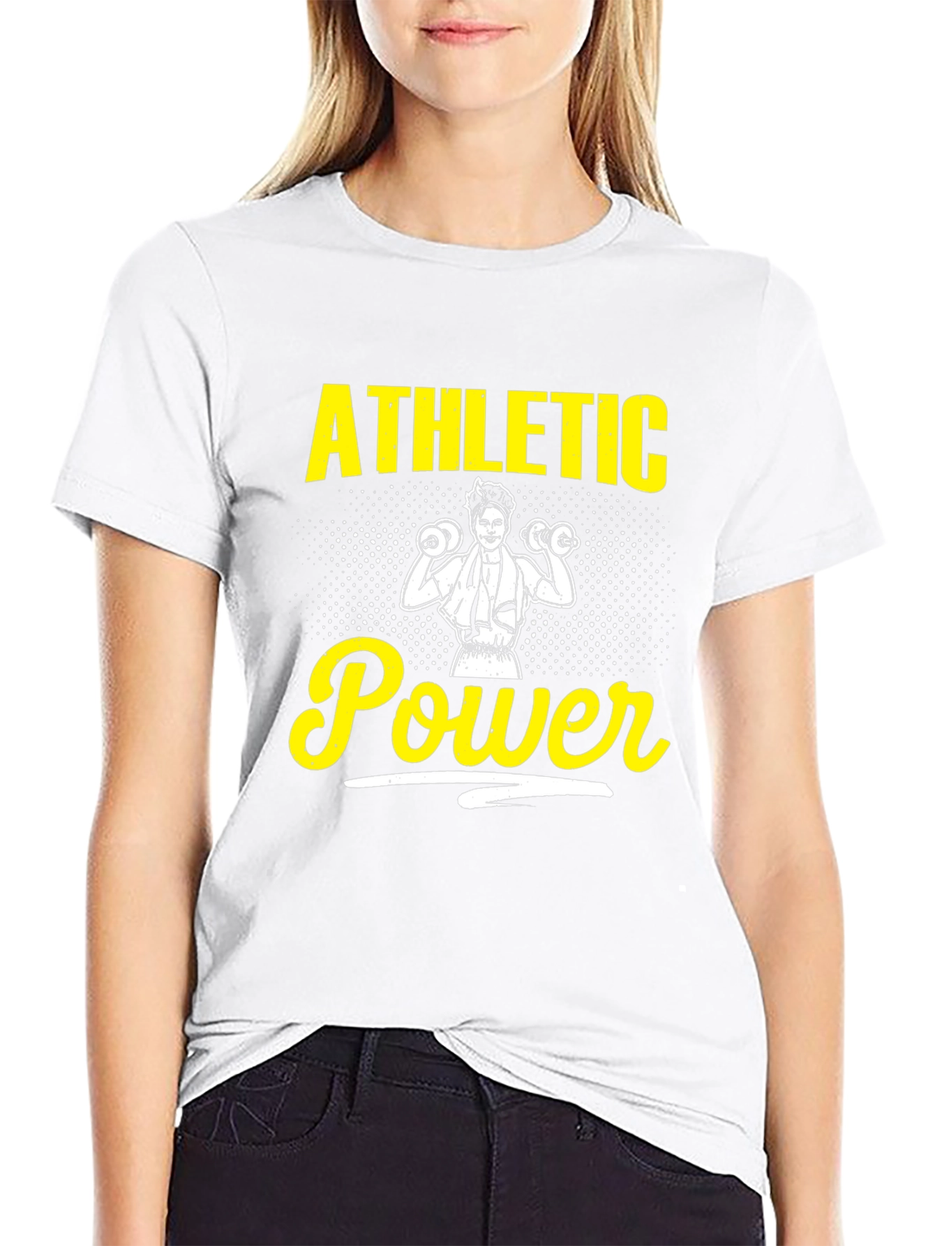 Athletic Power Black T-Shirt - Workout Apparel