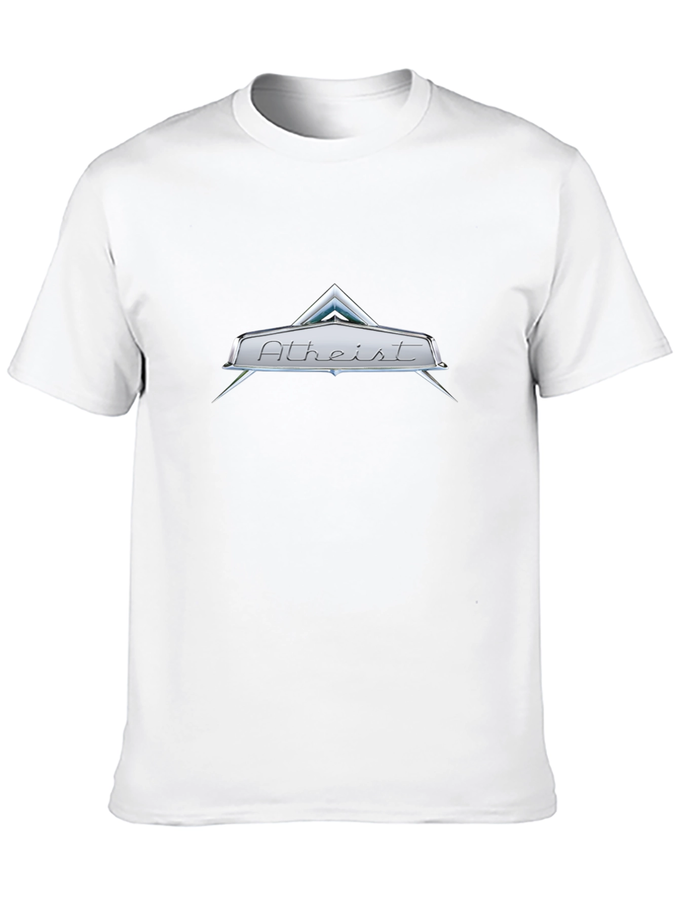 Atheist Logo Graphic Tee - Cool T-Shirt