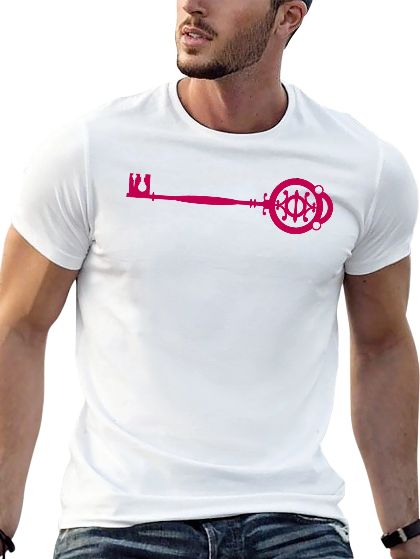 Key Graphic T-Shirt - Unique Design Everyday Wear