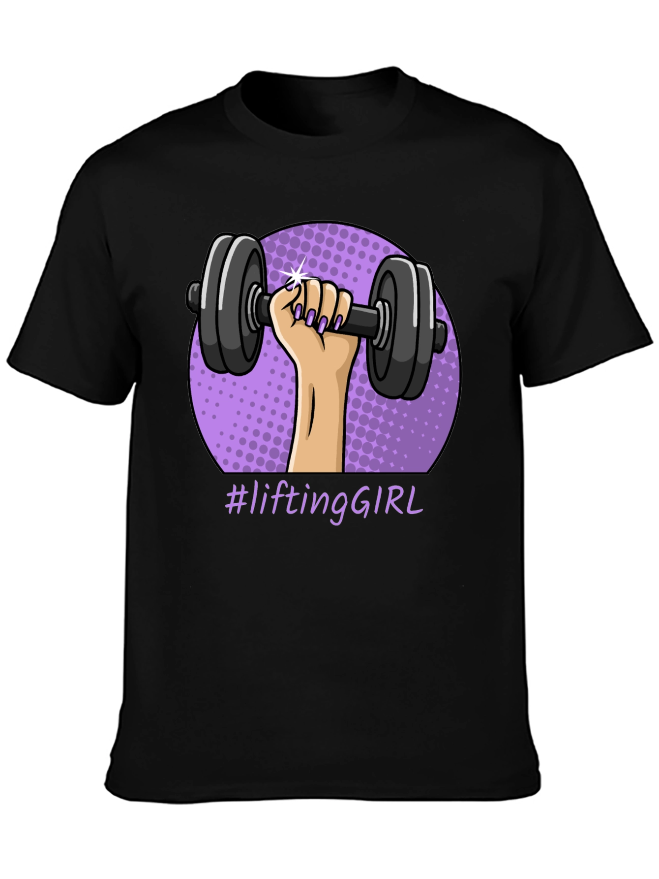 Lifting Girl Graphic T-Shirt - Workout Ready!