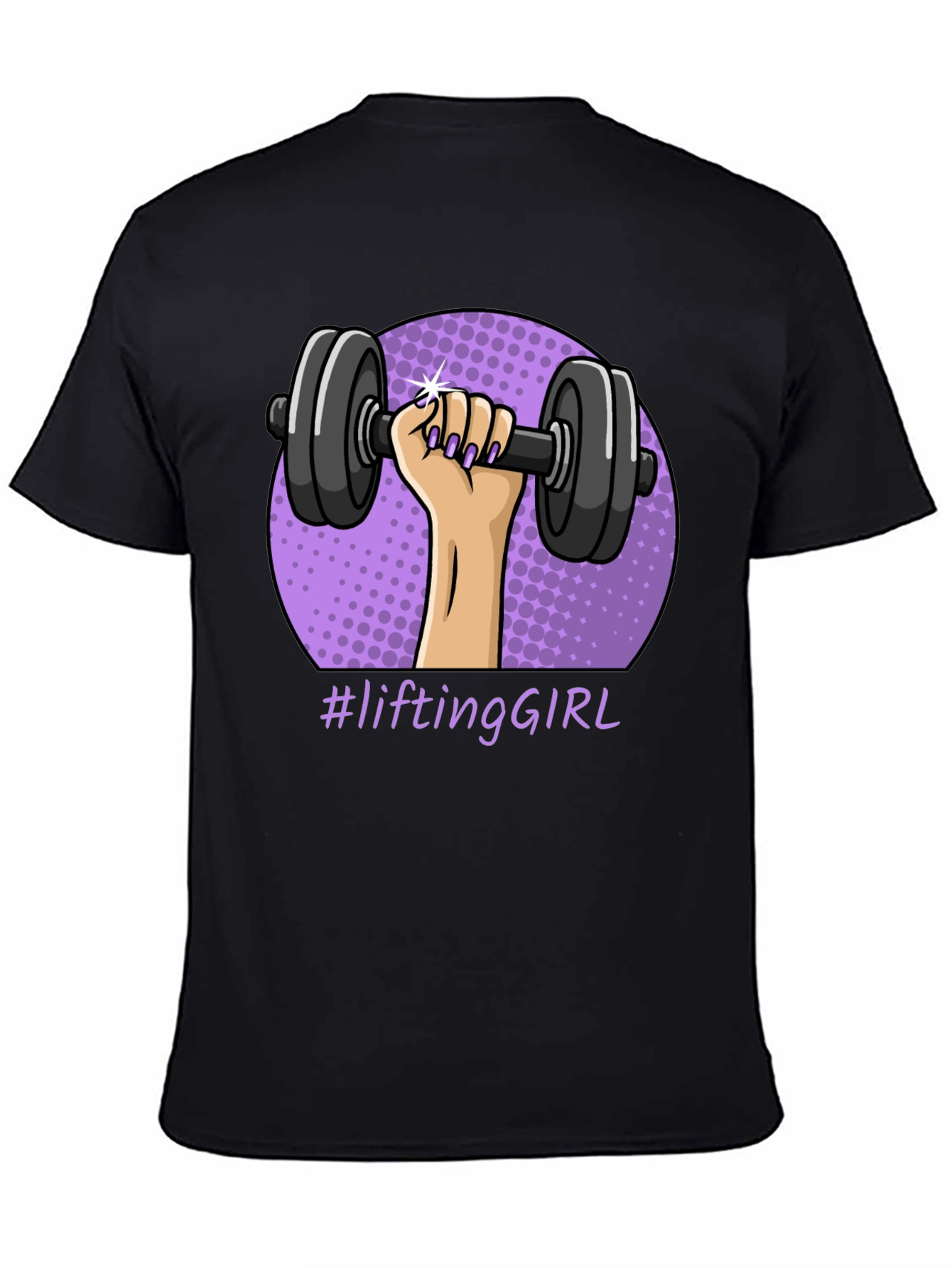 Lifting Girl Graphic T-Shirt - Workout Ready!