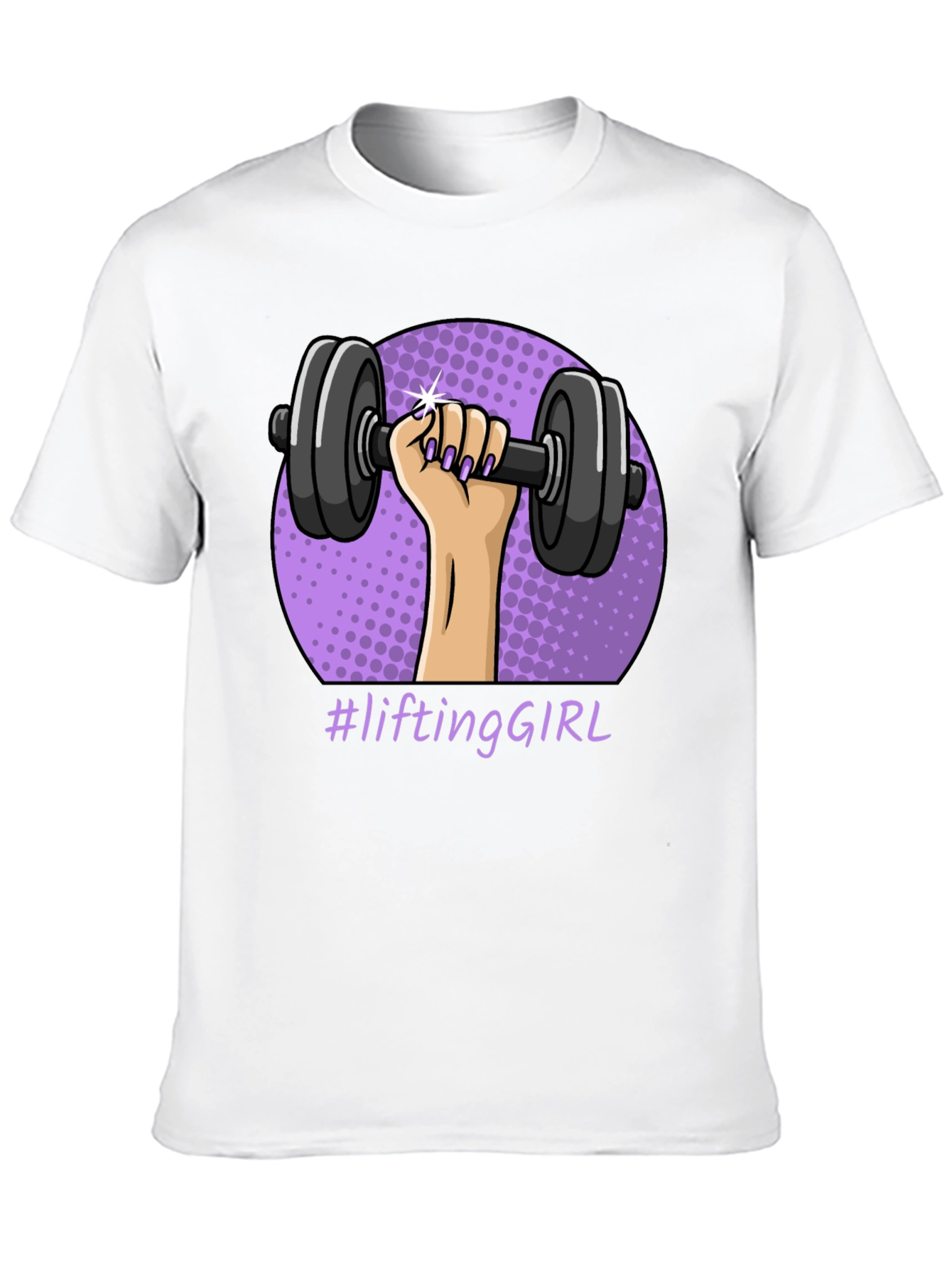 Lifting Girl Graphic T-Shirt - Workout Ready!