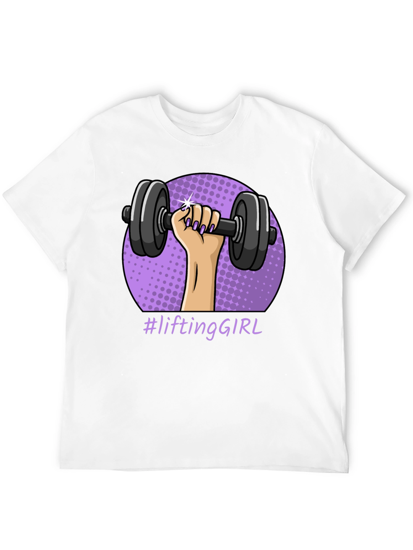 Lifting Girl Graphic T-Shirt - Workout Ready!