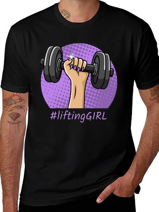 Lifting Girl Graphic T-Shirt - Workout Ready!