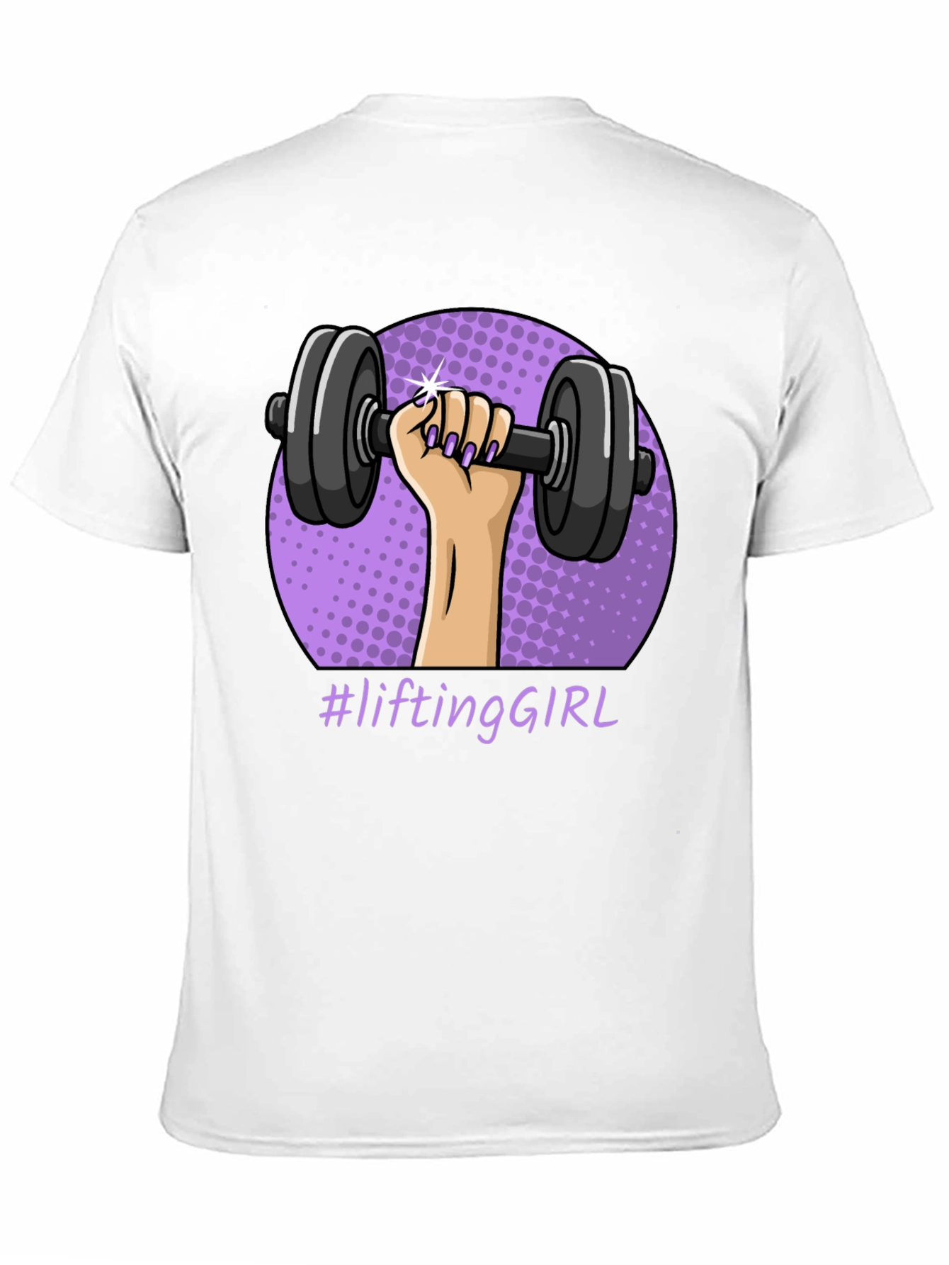 Lifting Girl Graphic T-Shirt - Workout Ready!