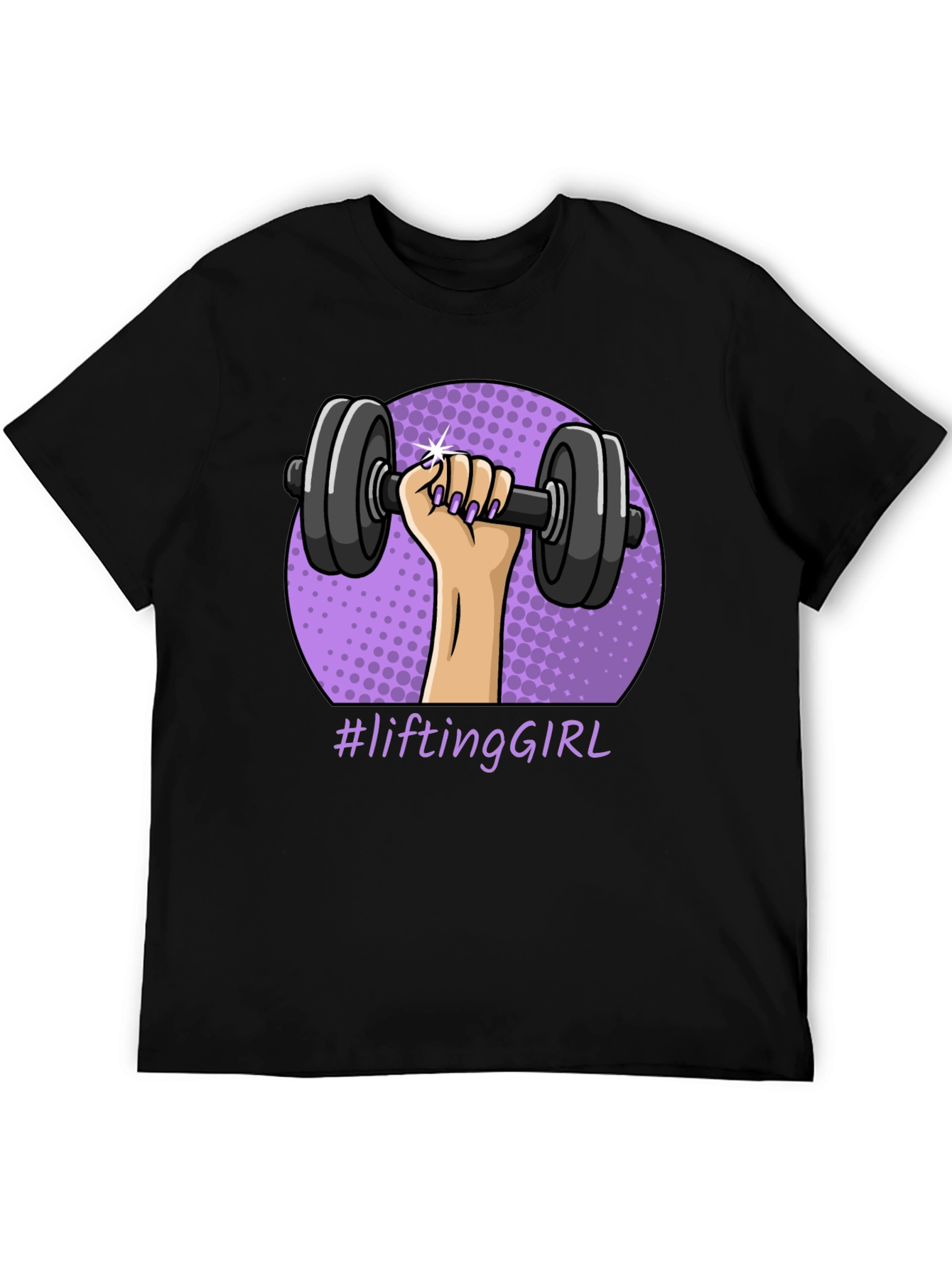 Lifting Girl Graphic T-Shirt - Workout Ready!
