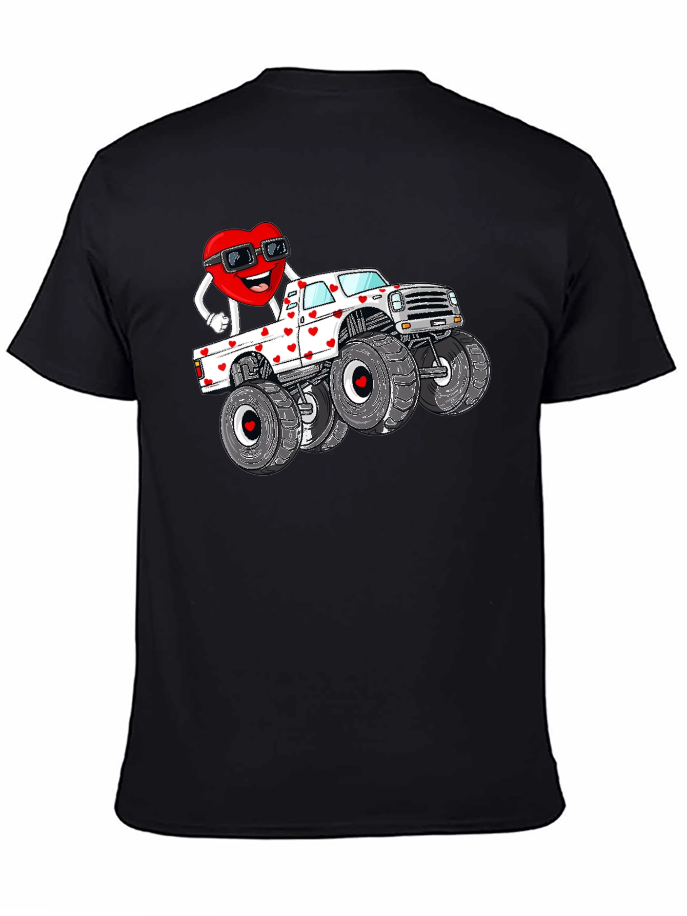 Valentine Monster Truck T-Shirt