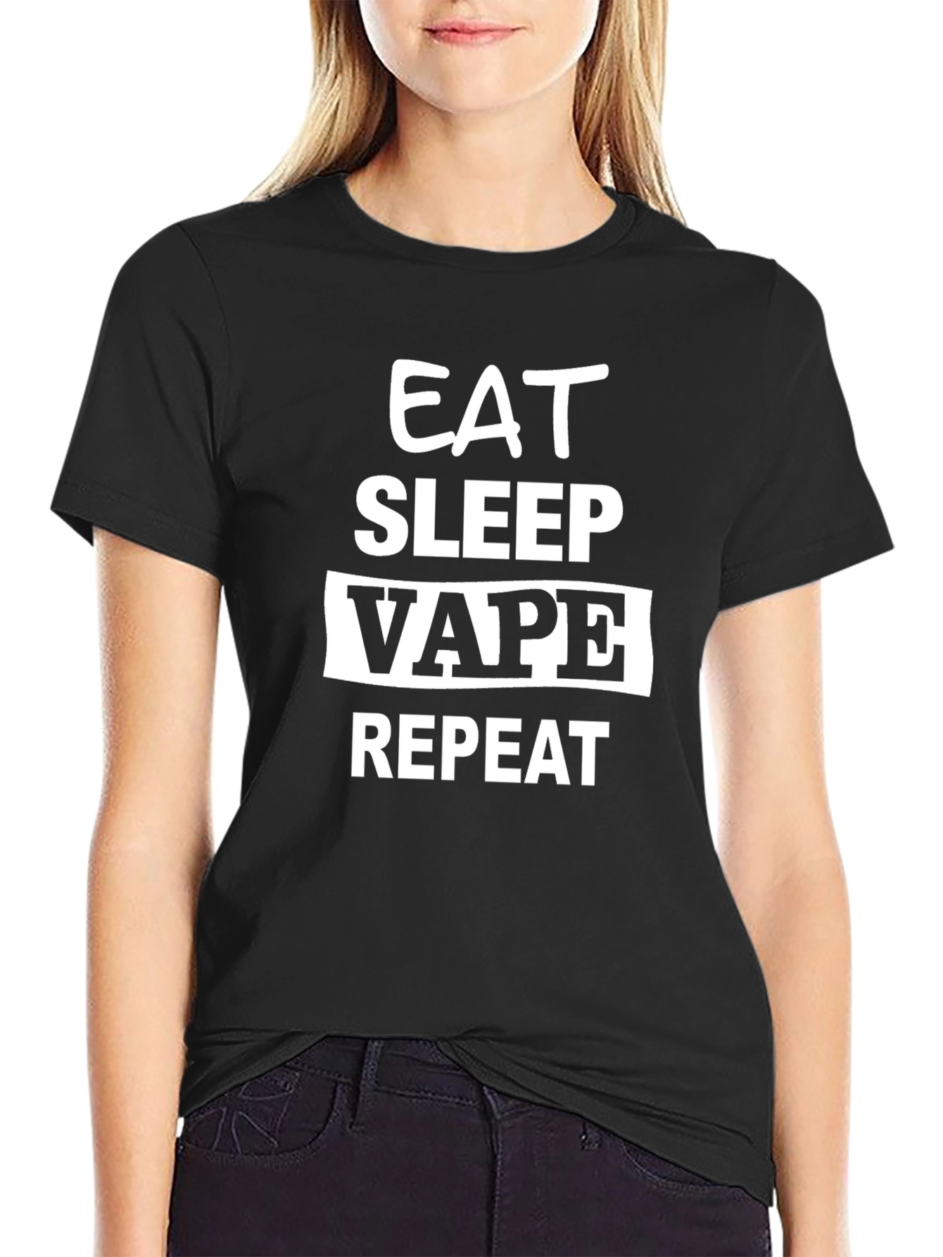 Eat Sleep Vape Repeat - Graphic T-Shirt
