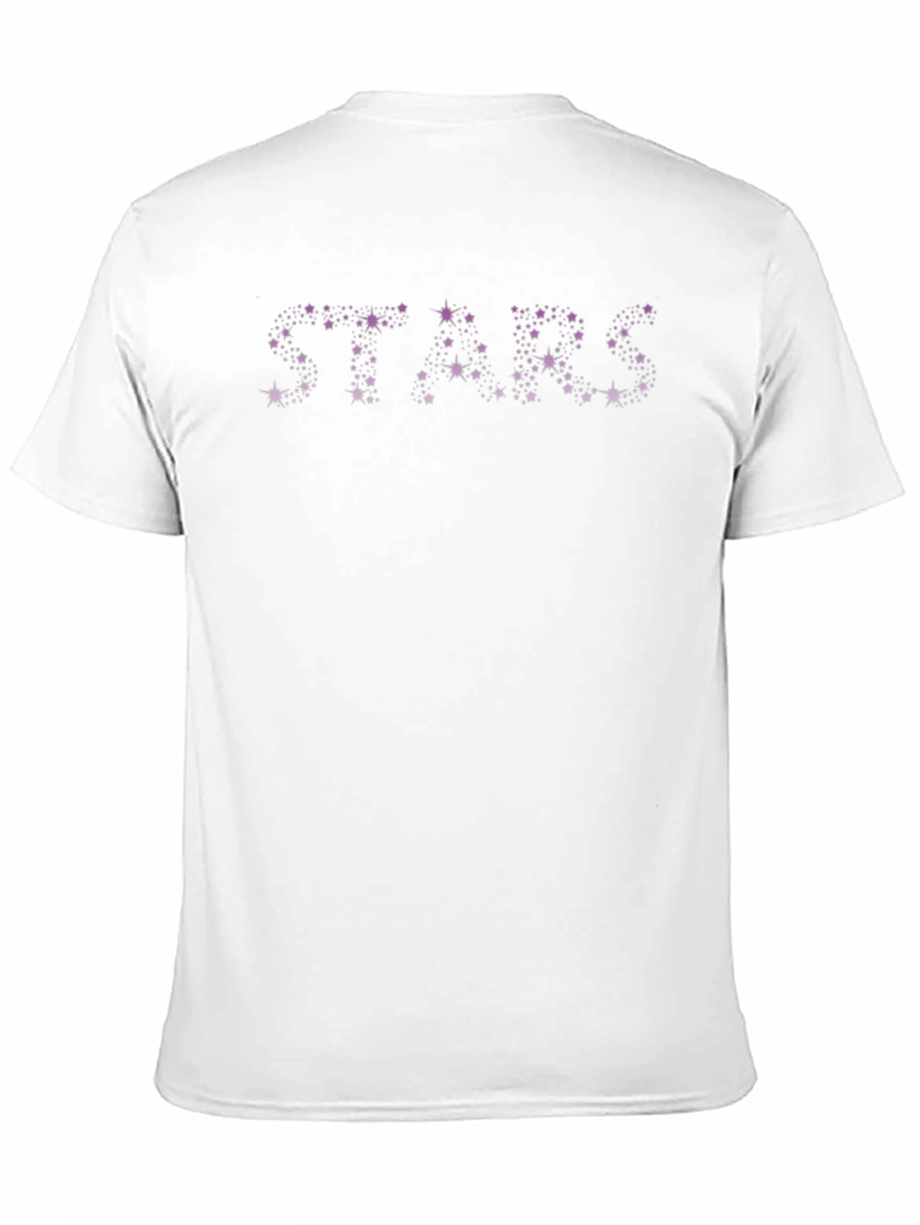 Stars Graphic Print Black T-Shirt