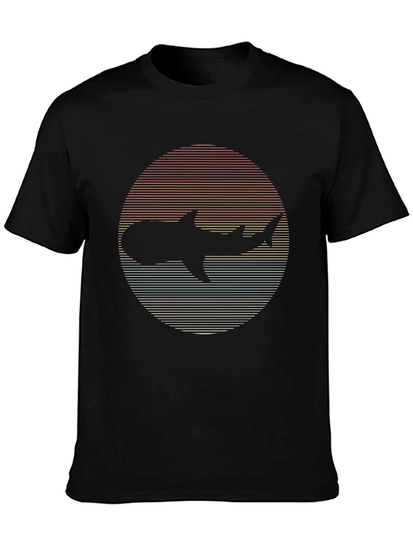 Retro Shark Graphic T-Shirt