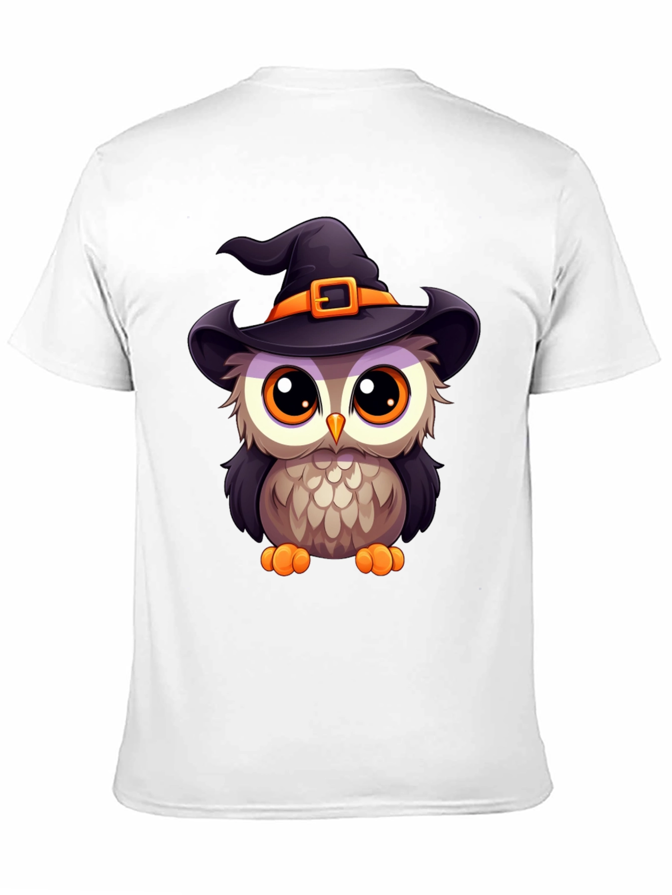 Cute Halloween Owl Witch T-Shirt