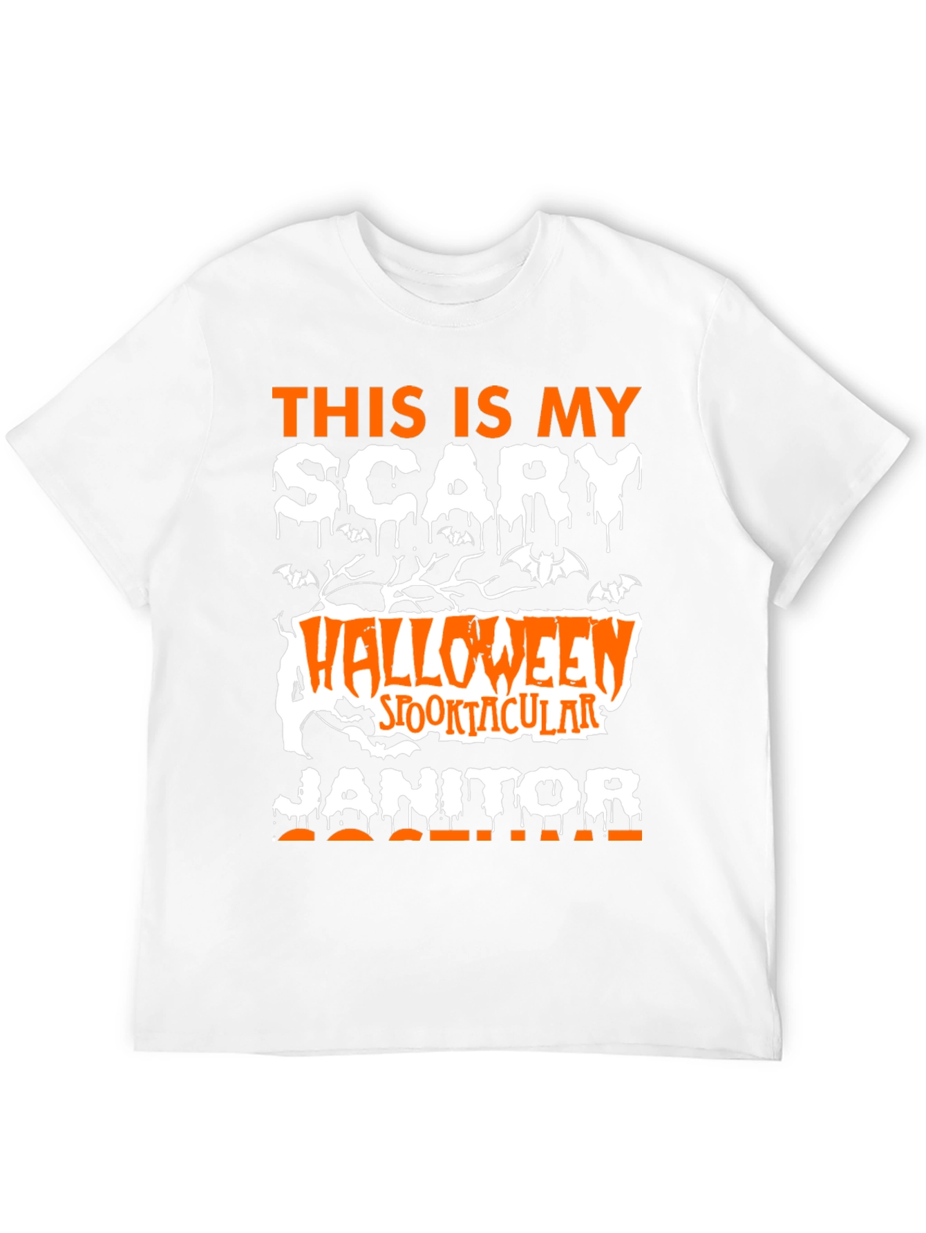 Scary Halloween Janitor T-Shirt