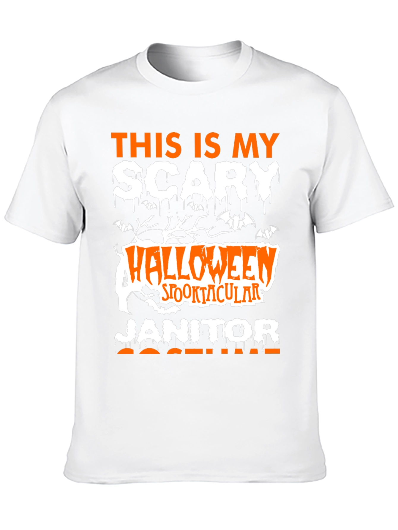 Scary Halloween Janitor T-Shirt