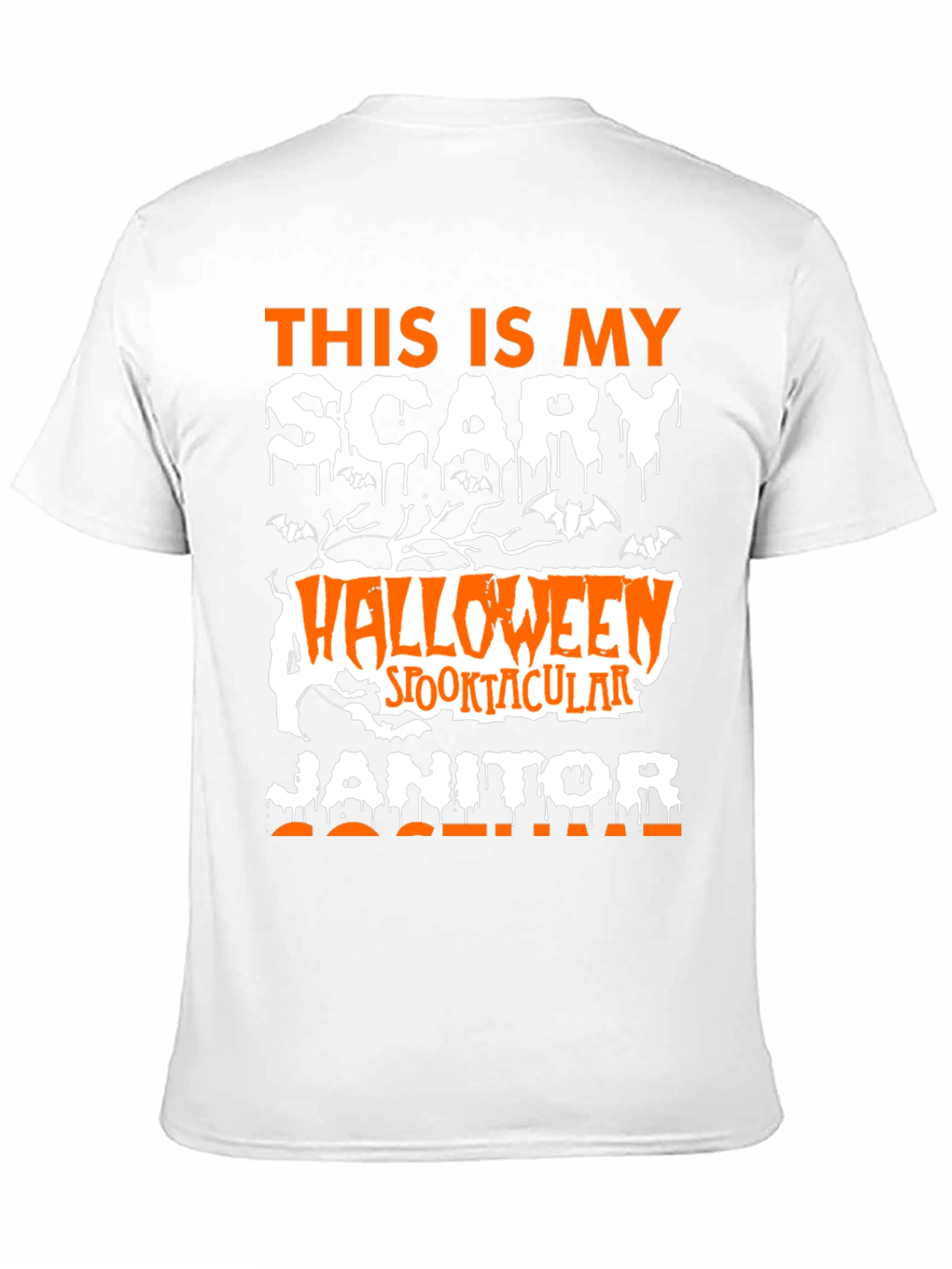 Scary Halloween Janitor T-Shirt