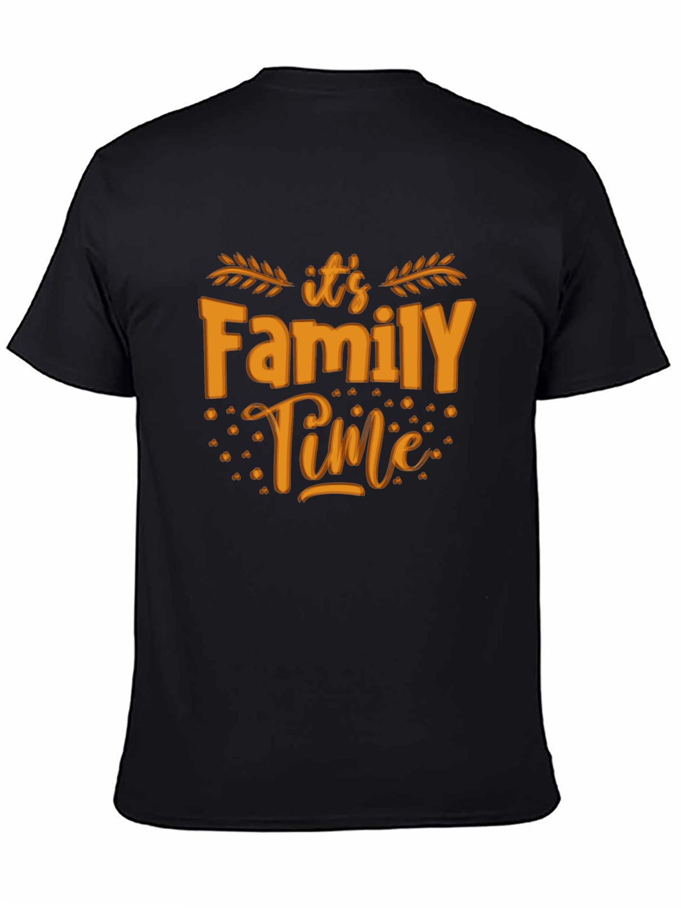 Family Time Graphic Tee - Black