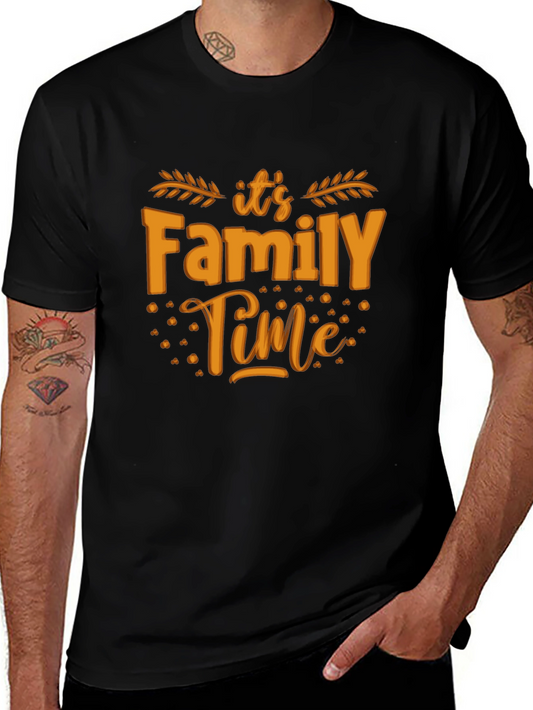 Family Time Graphic Tee - Black