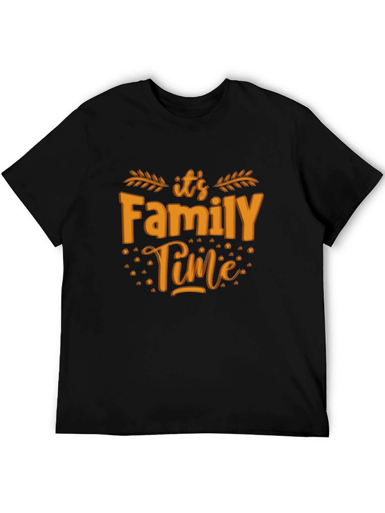 Family Time Graphic Tee - Black