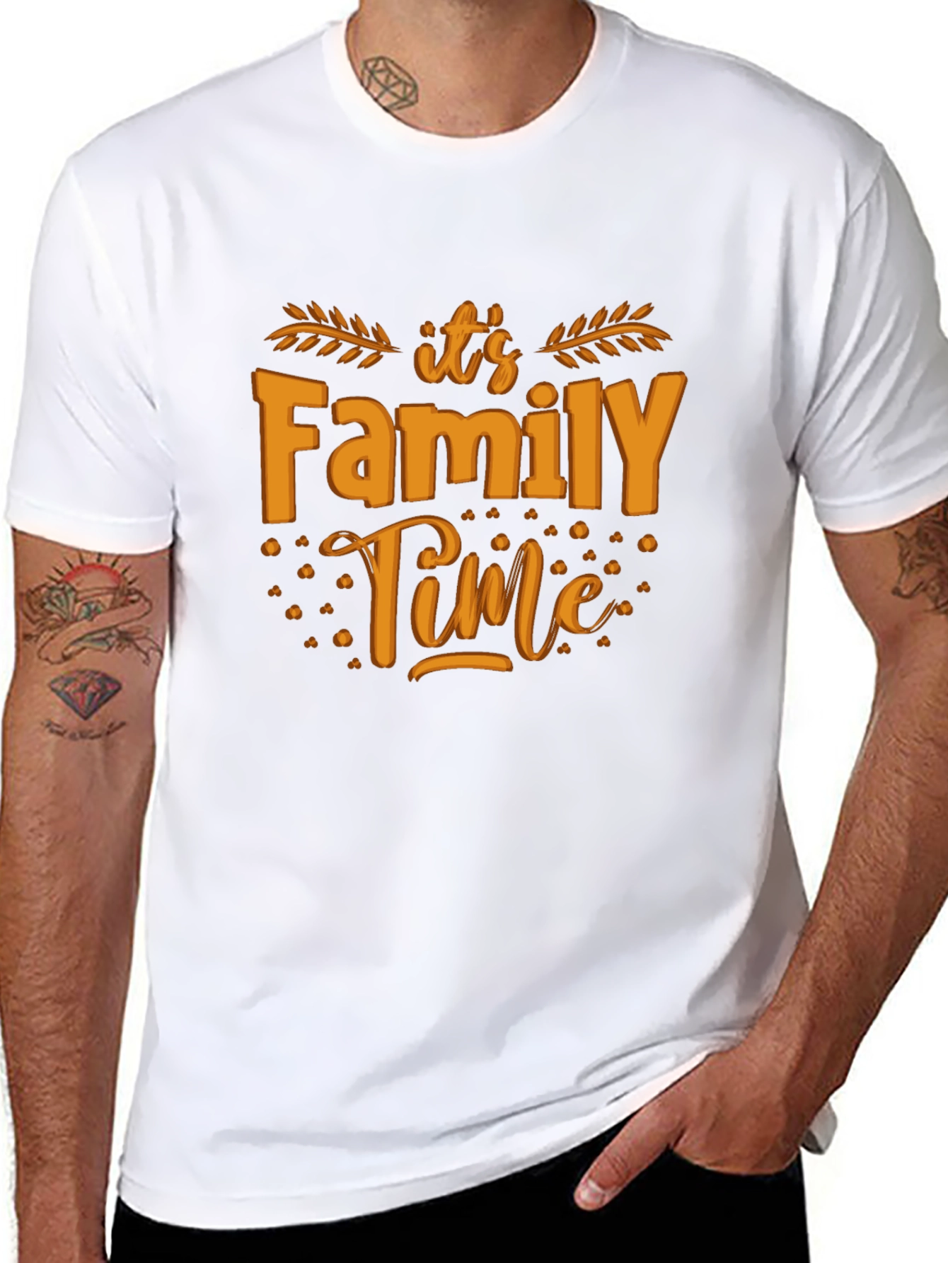 Family Time Graphic Tee - Black