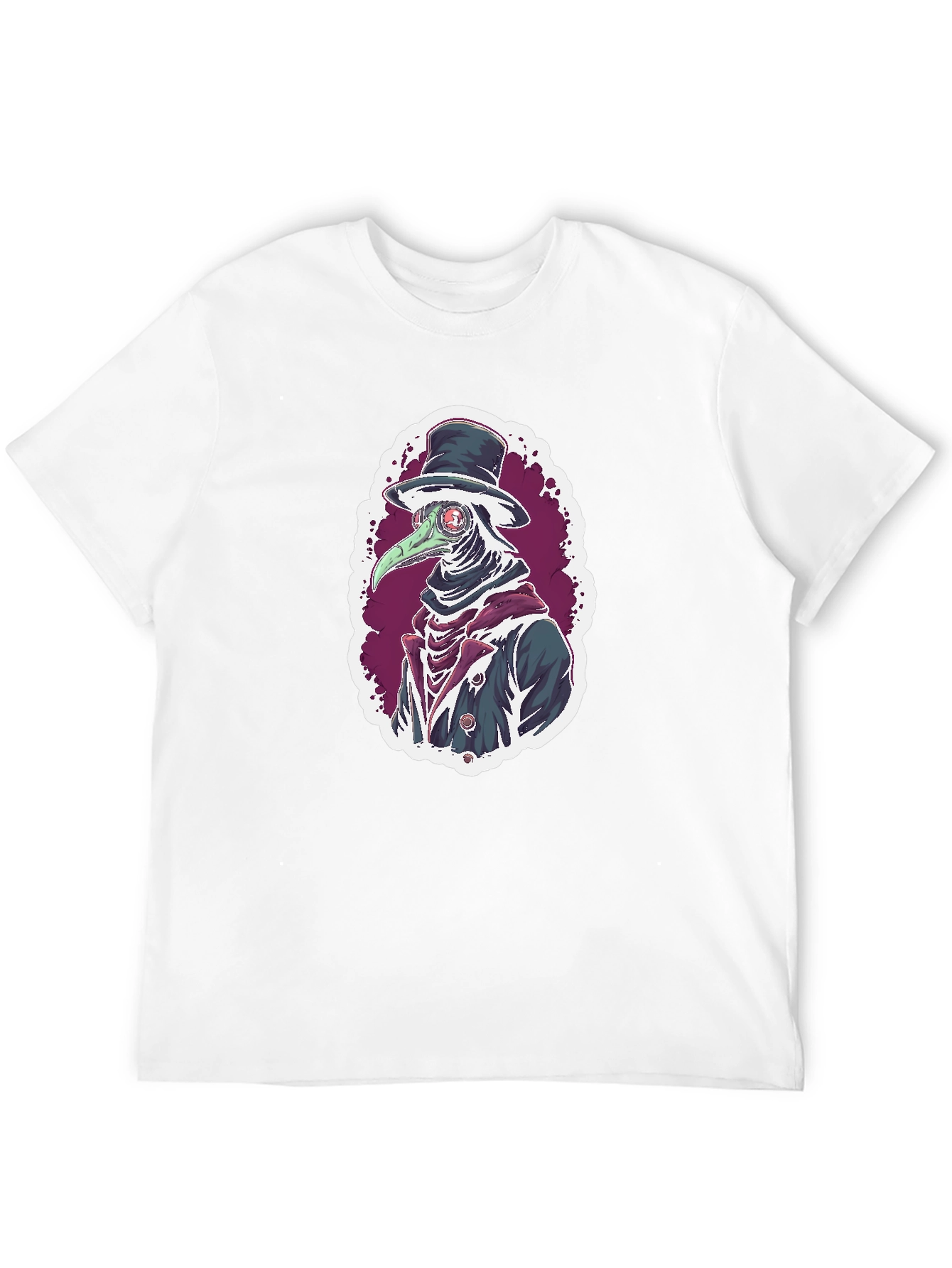 Plague Doctor Graphic Tee - Unique Design